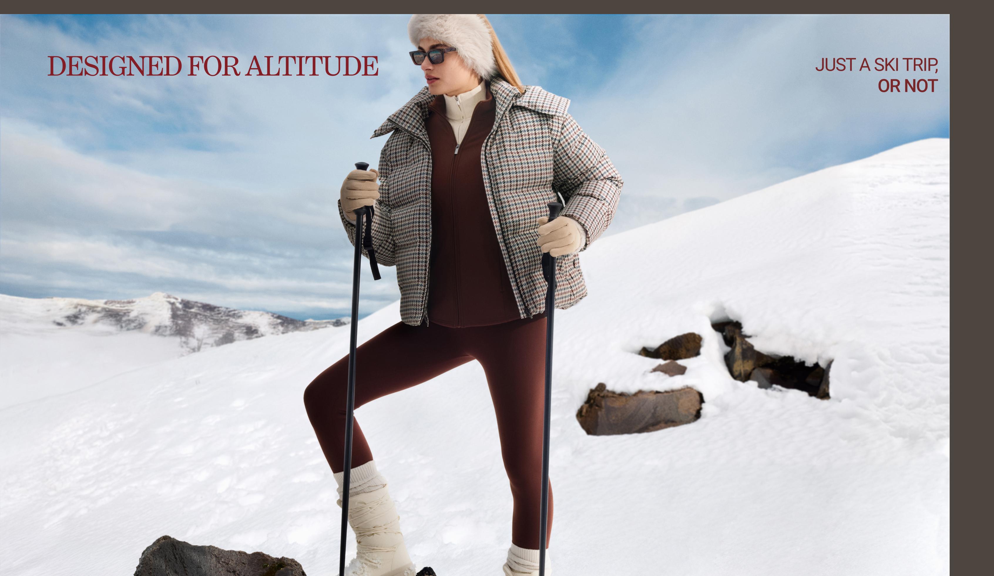 Printed padded jacket 80% down and 20% feather MINARDI PIUME SKI 10k — PALE MINK