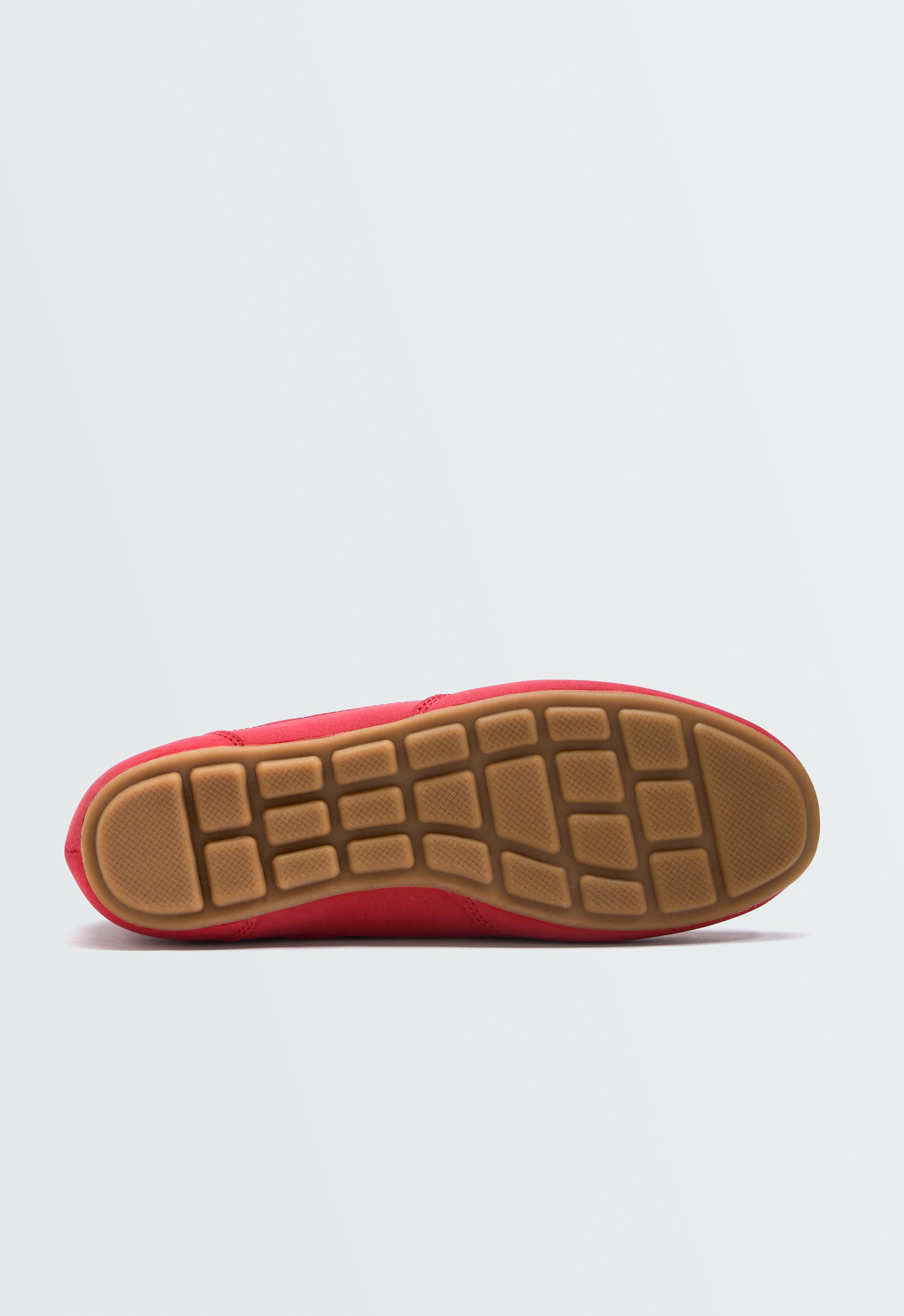 Nylon sport ballet flat — RED