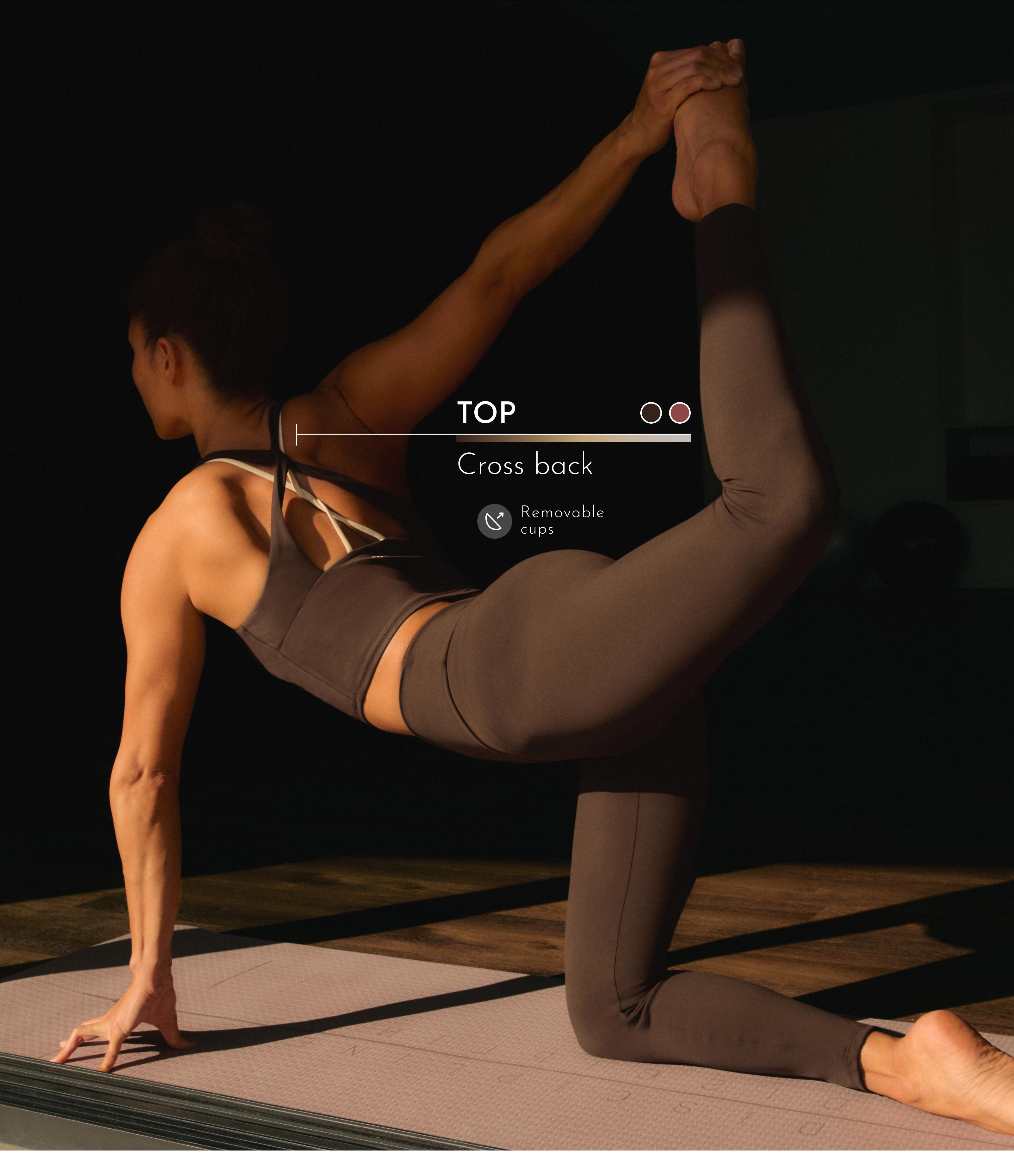Maglietta Yoga Donna SUWATOIN - Tessuto Morbido E Traspirante, Con Scritta Breathe E Fiore Di Loto, Per Pilates E Meditazione