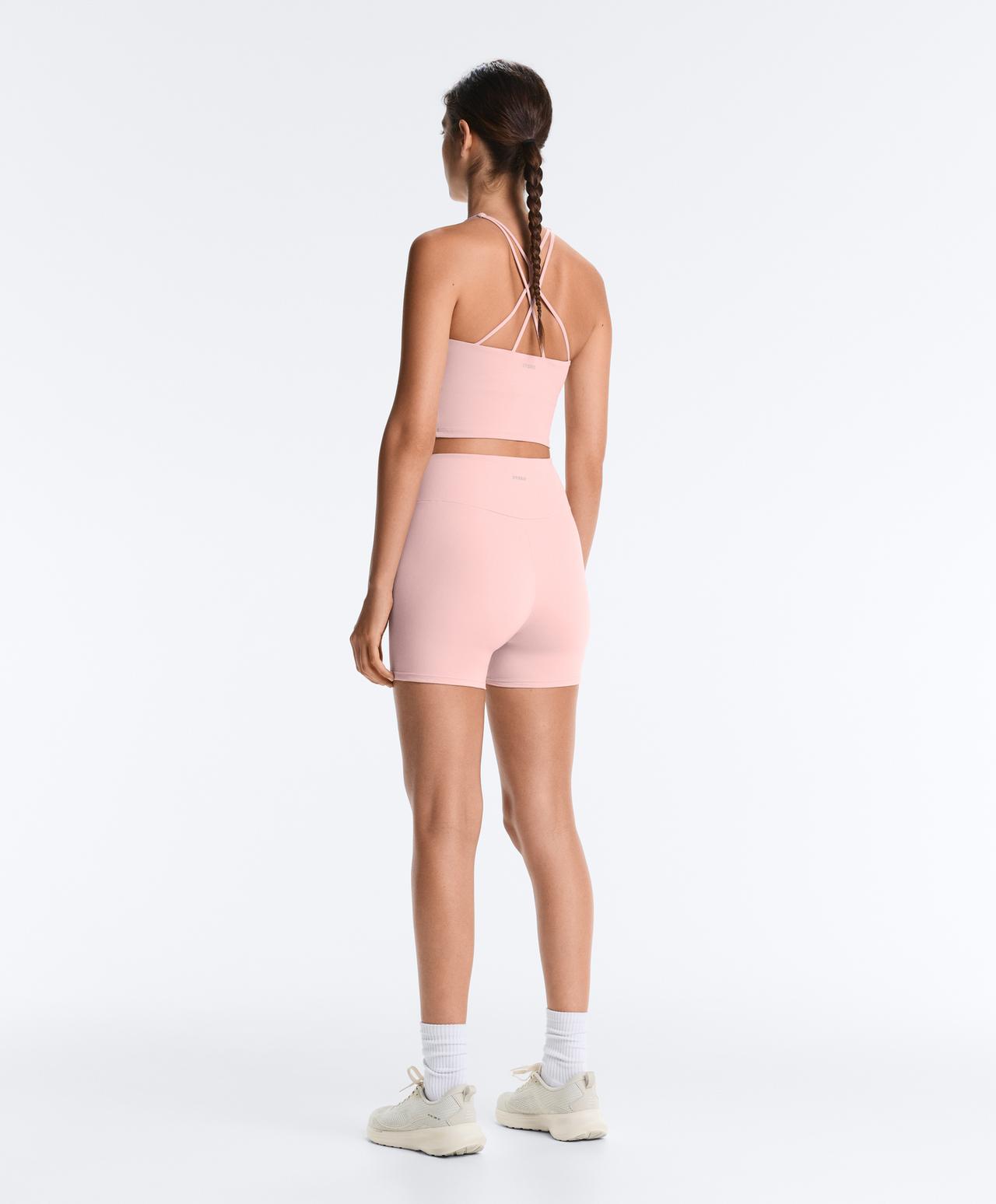 Hot pants high rise Comfortlux 10 cm — CLOUD PINK