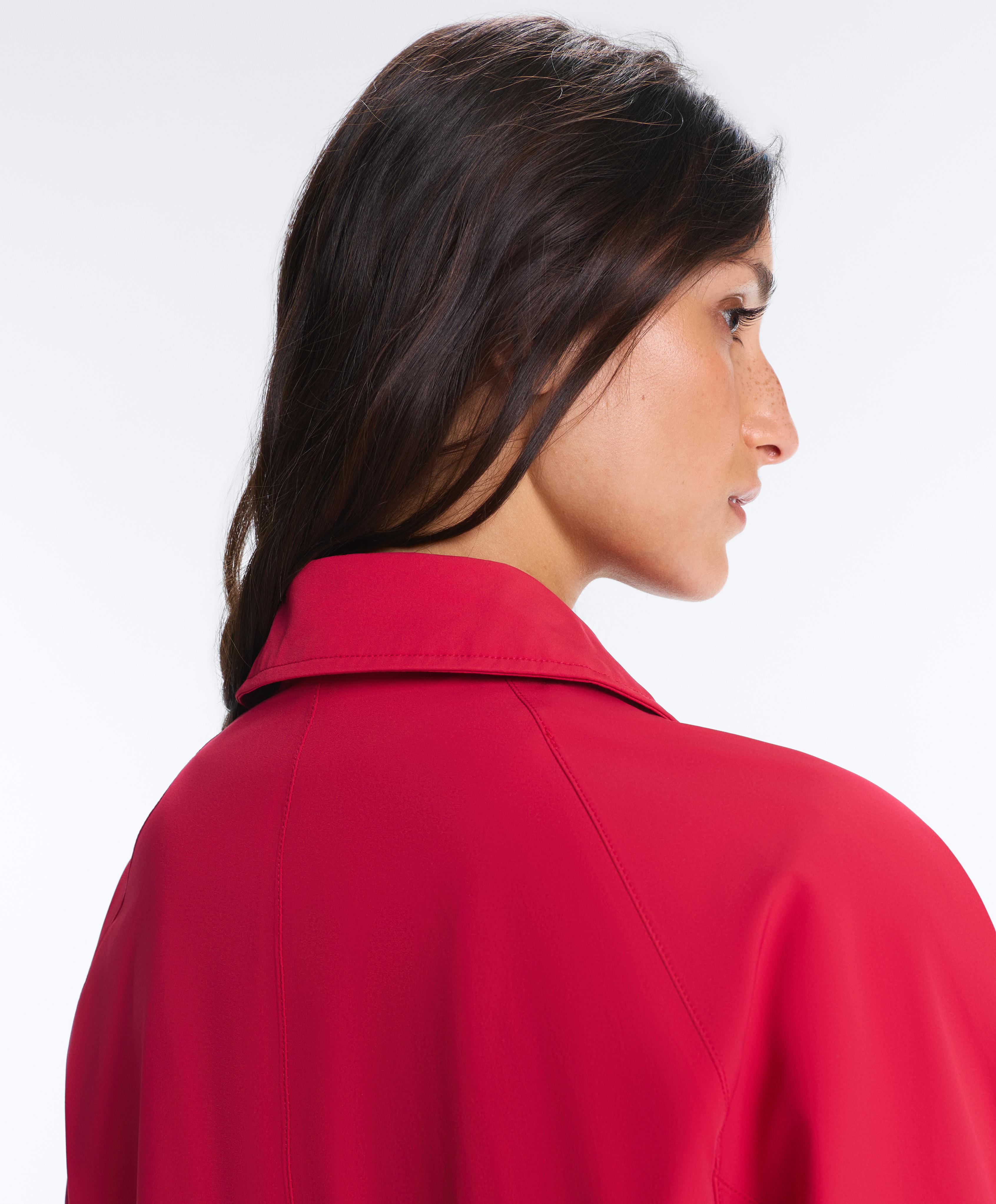 Midi extra lightweight 10k waterproof jacket — RED