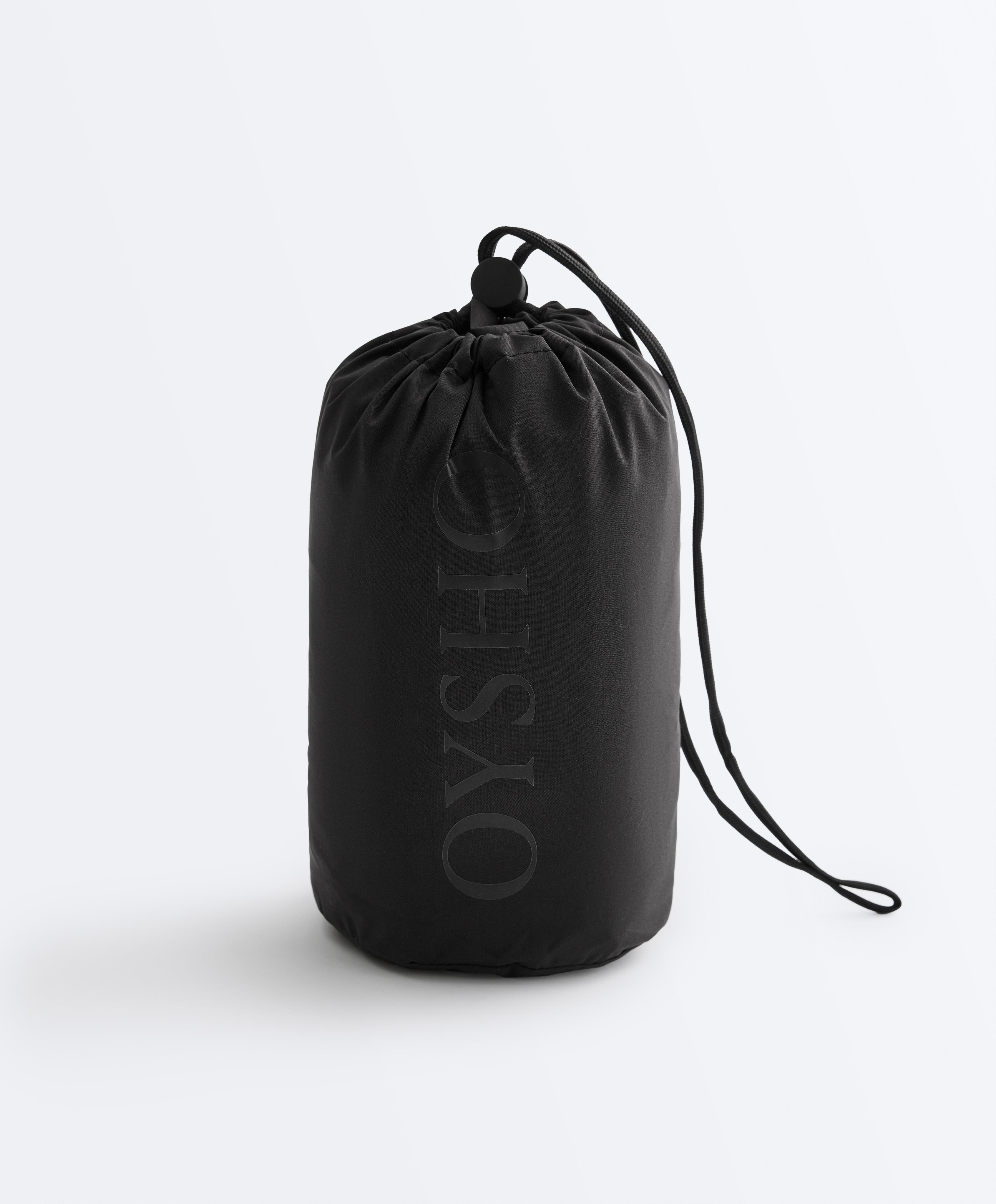 Super extra lightweight 10k packable waterproof jacket — BLACK