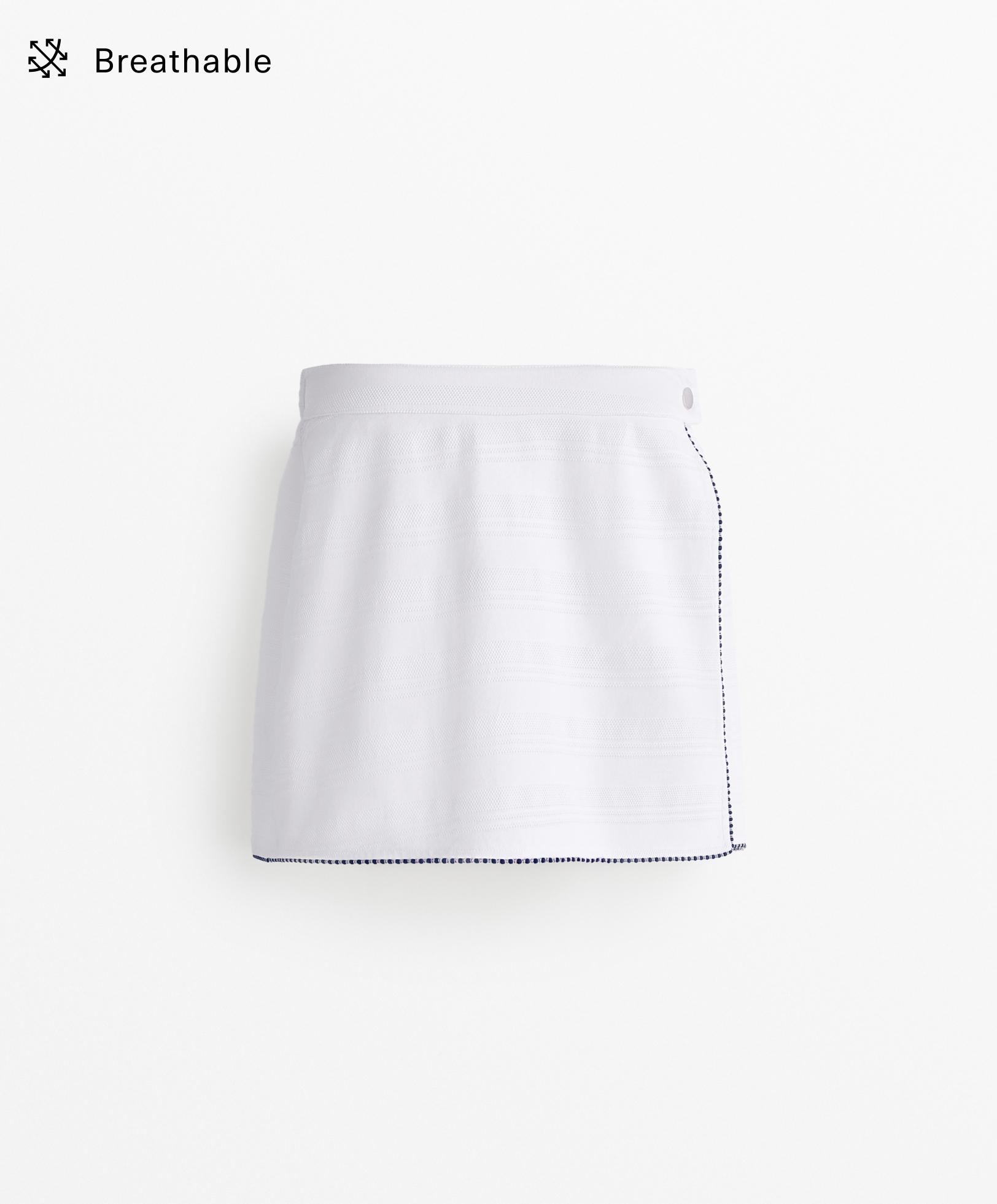 Jupe-culotte jacquard piqué 100 % coton