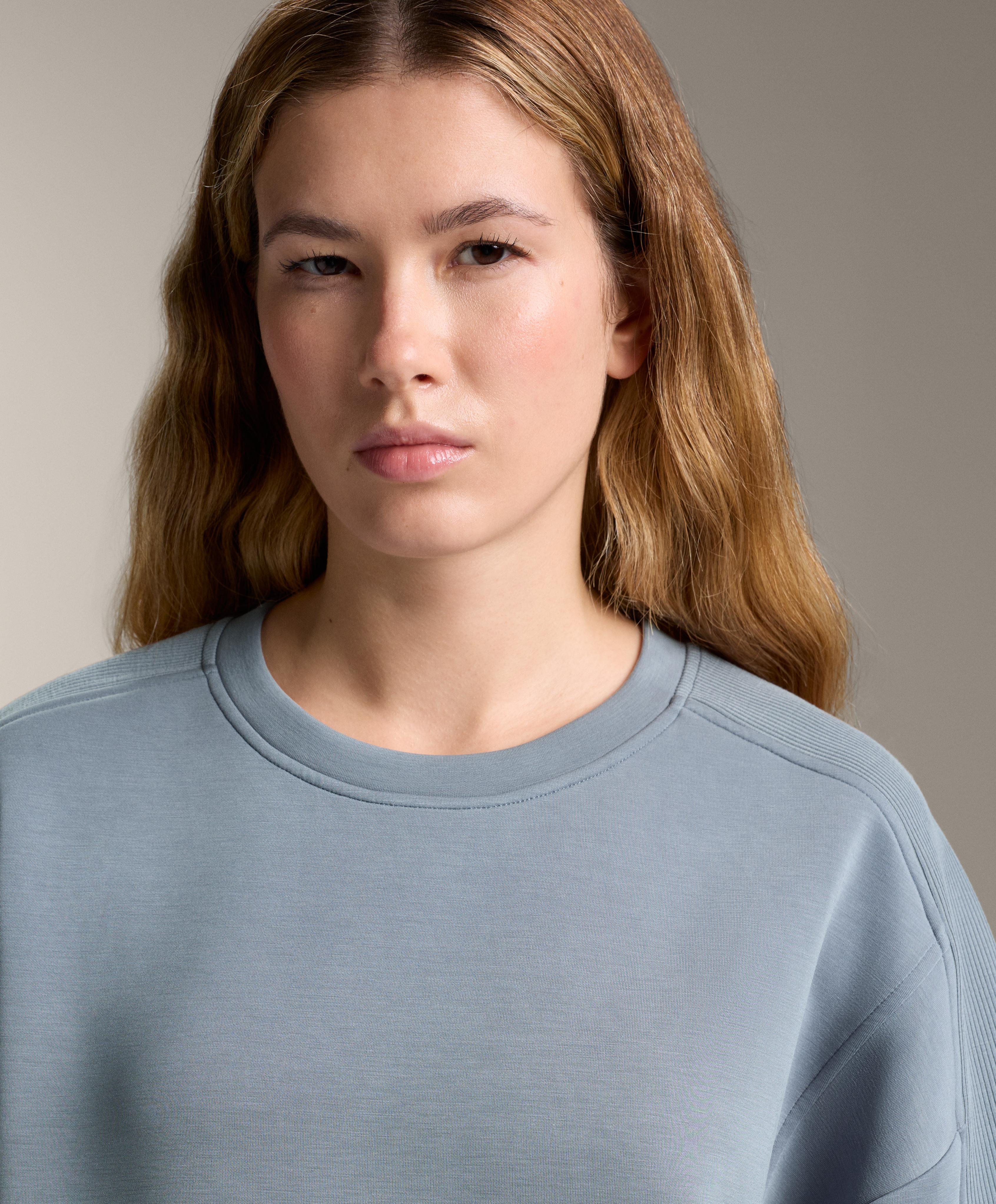 Sweat rib latéral avec modal brushed - Soldes