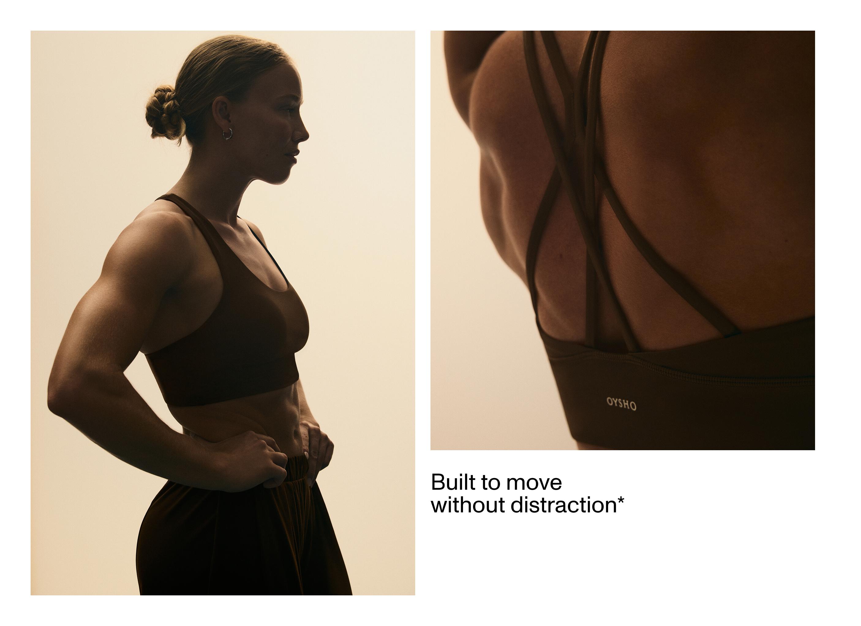 Medium support Comfortlux sports bra with cup