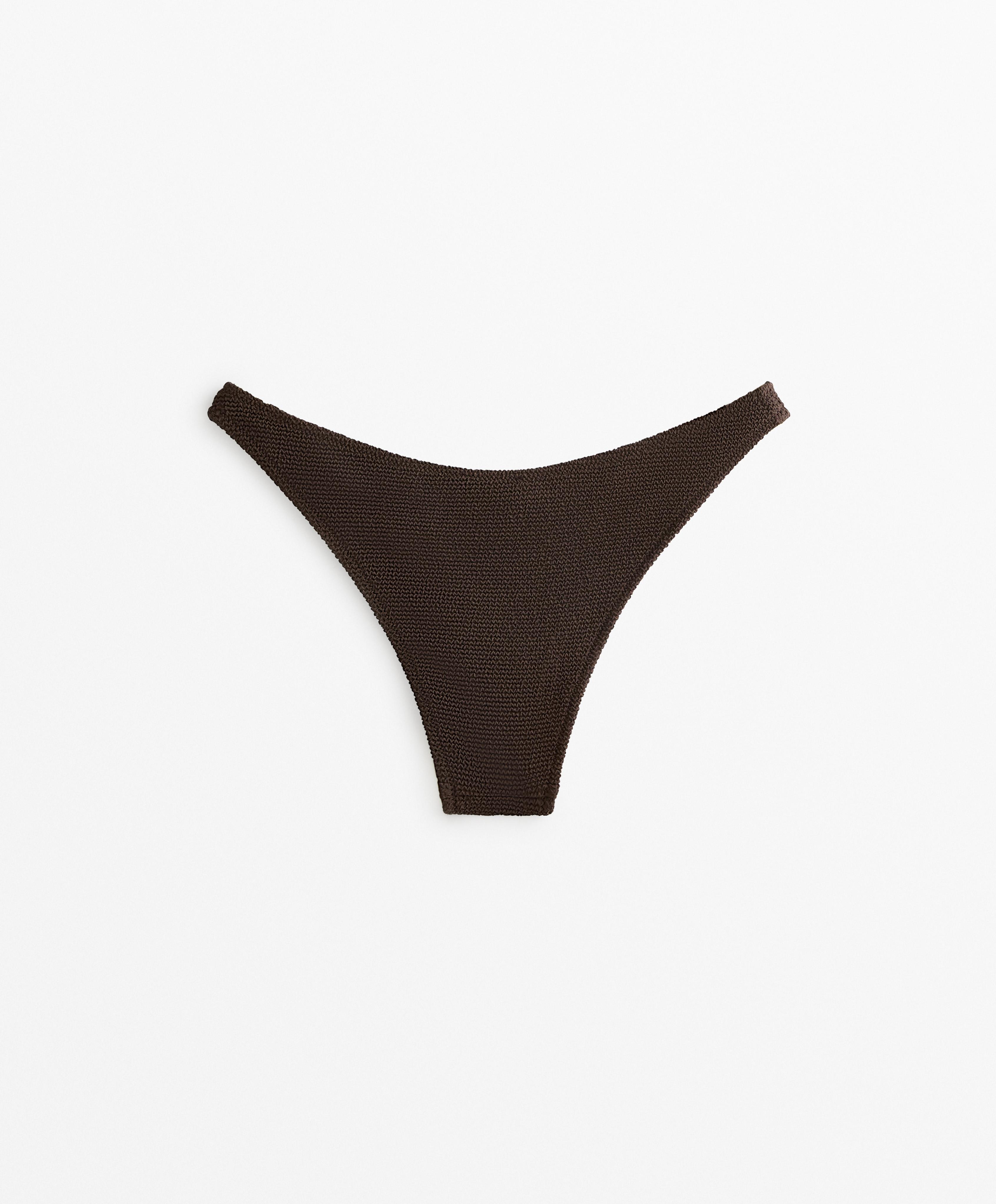 Crinkle U-cut medium bikini bottoms Crinkle U-cut medium bikini bottoms