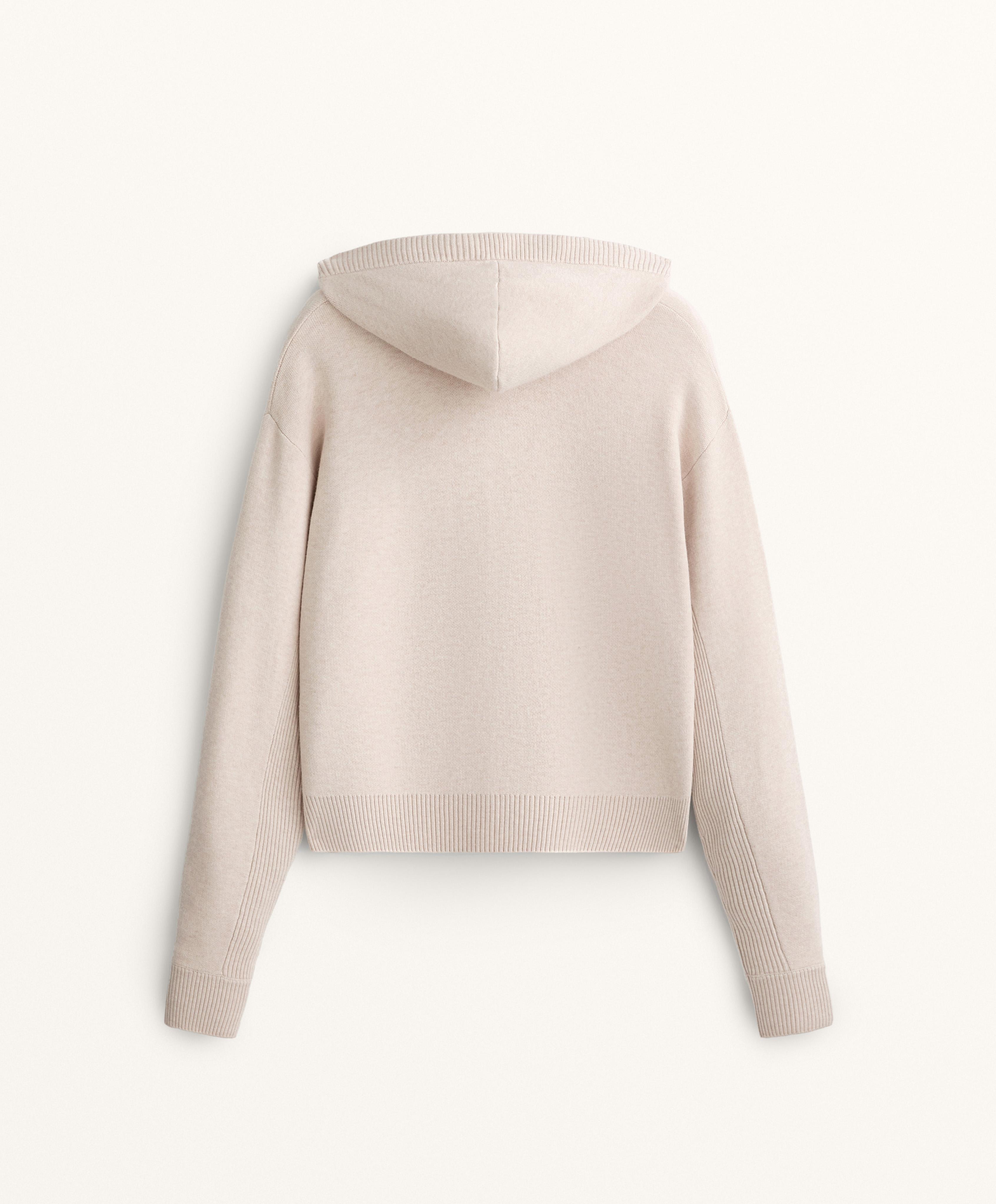 Hooded knit jacket | OYSHO United States