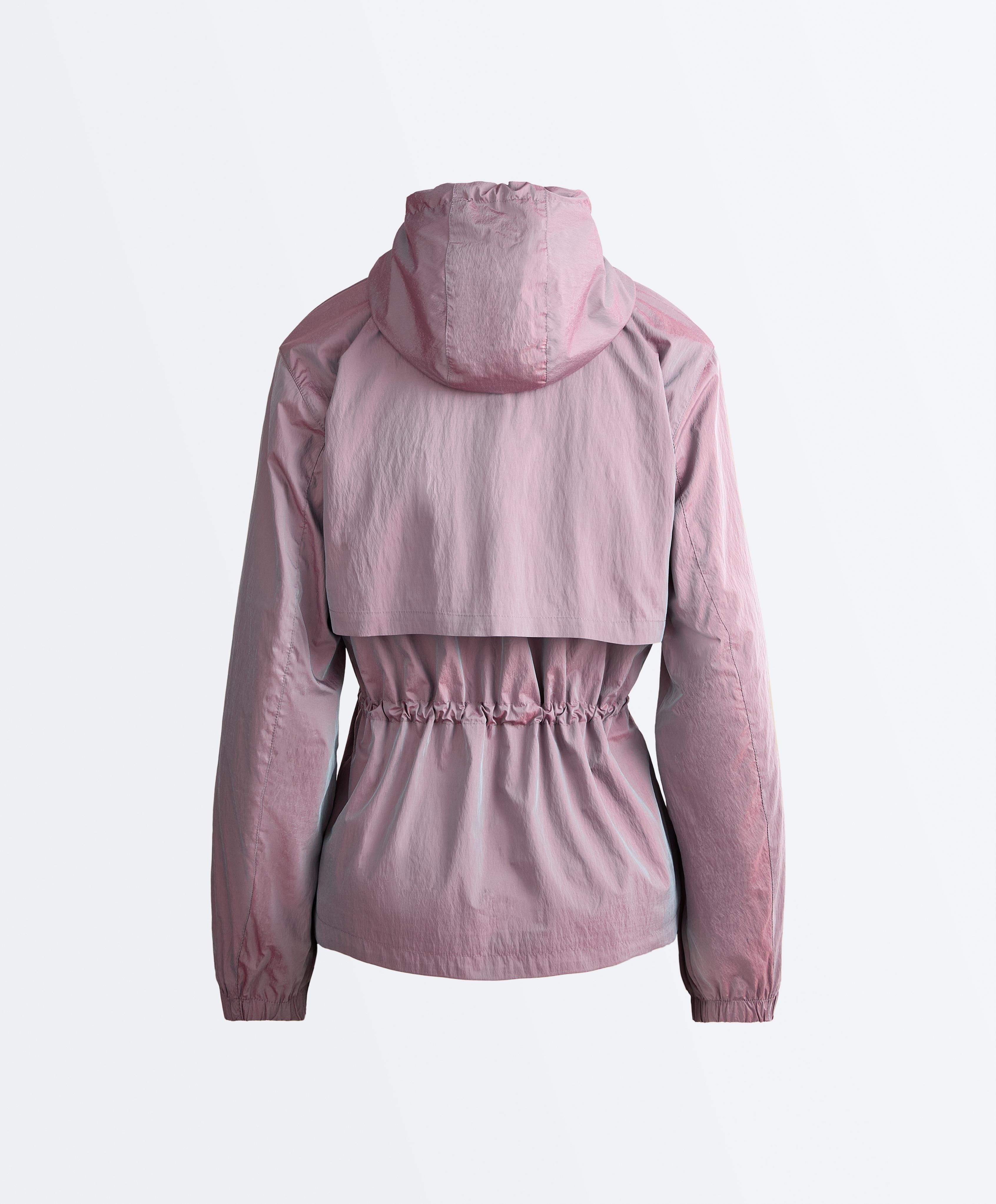 Iridescent Track jacket — WASHED PURPLE
