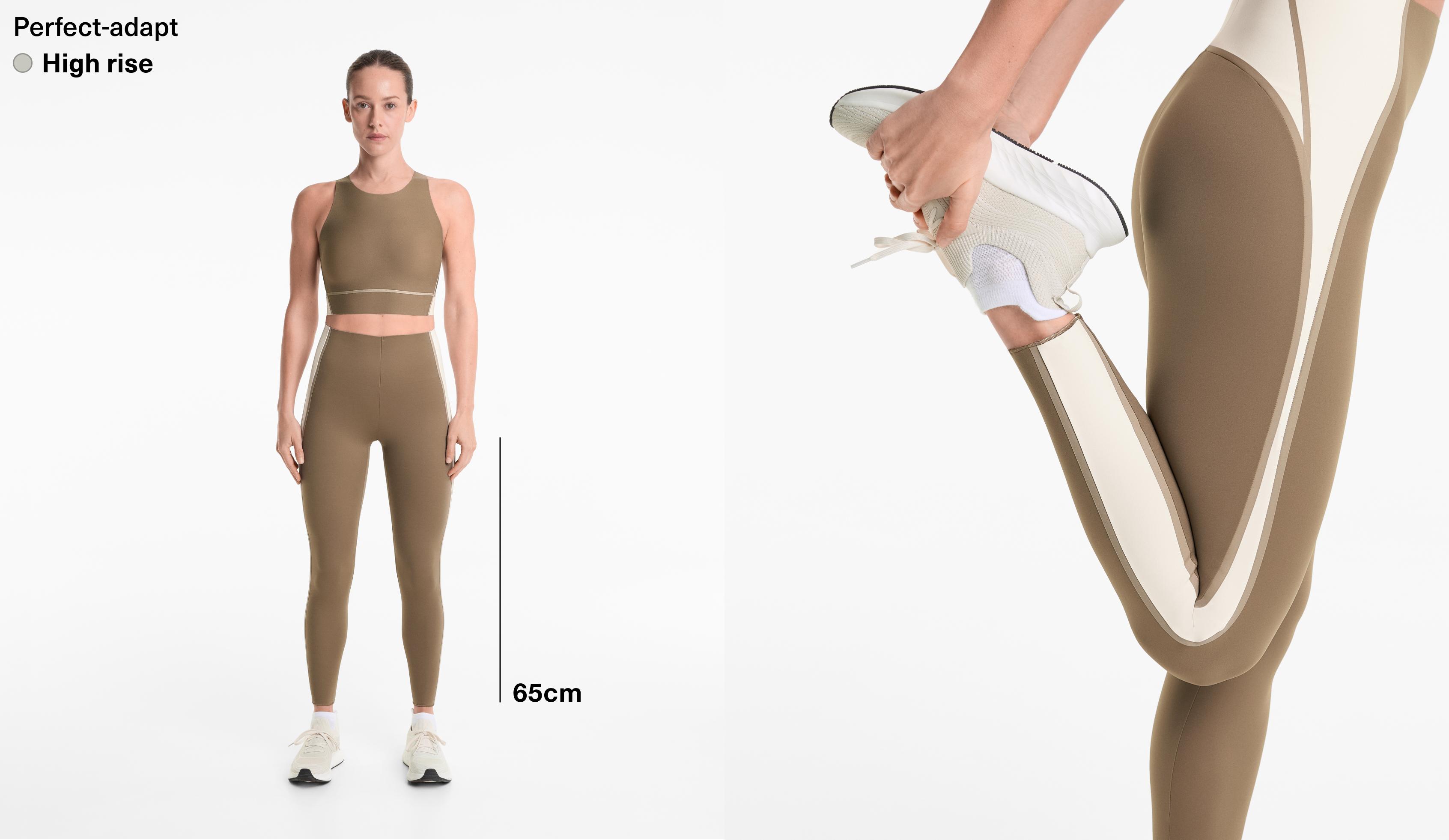 Leggings până la gleznă high rise perfect-adapt 65 cm