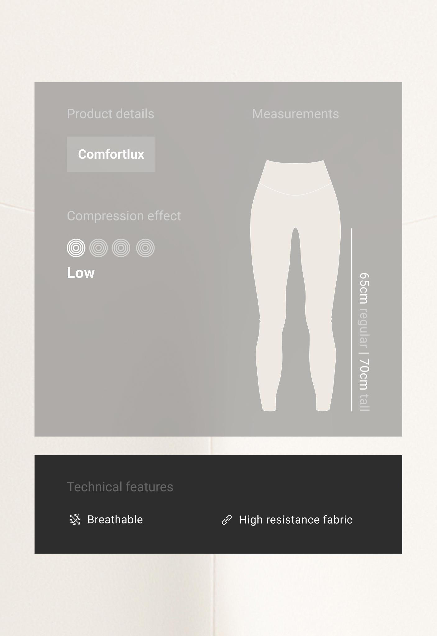 Comfortlux high-waisted ankle-length leggings - Sale