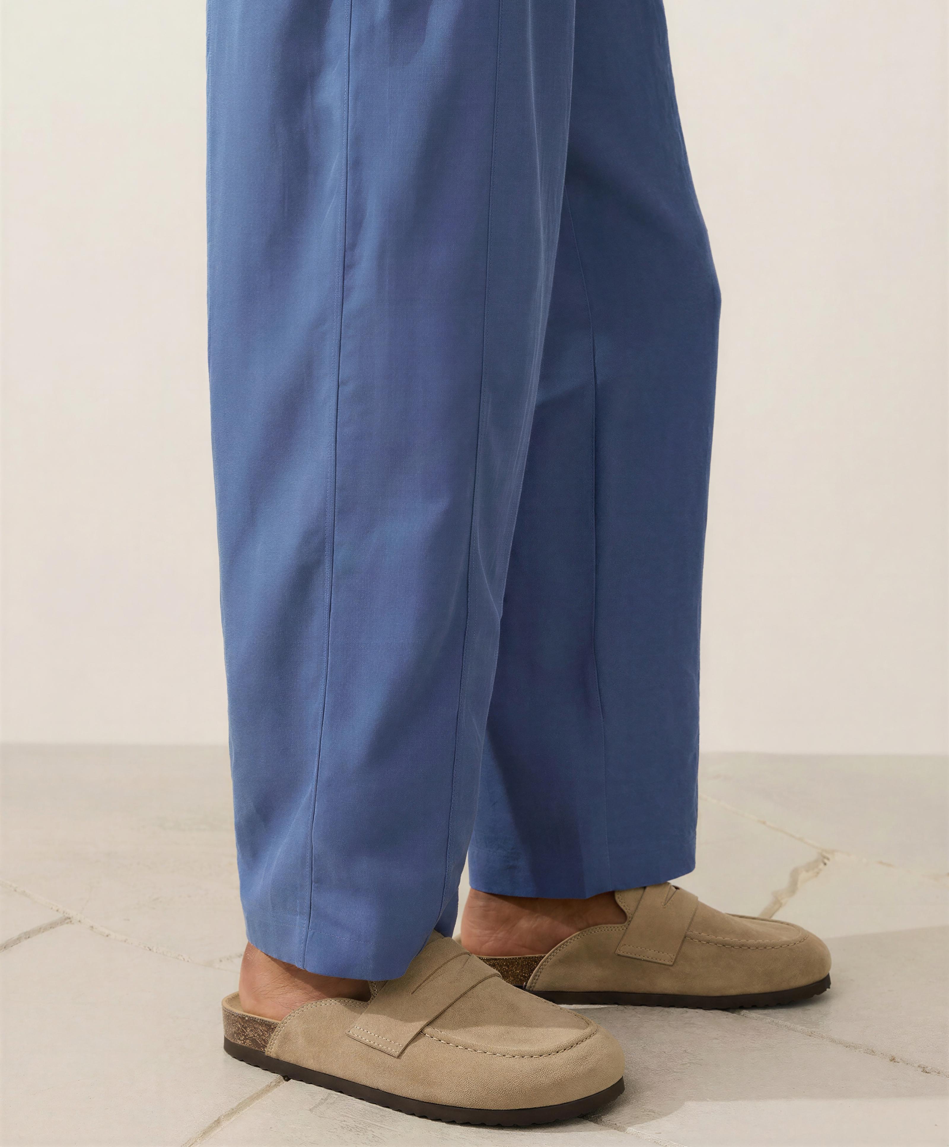 Split-leather mules — SAND