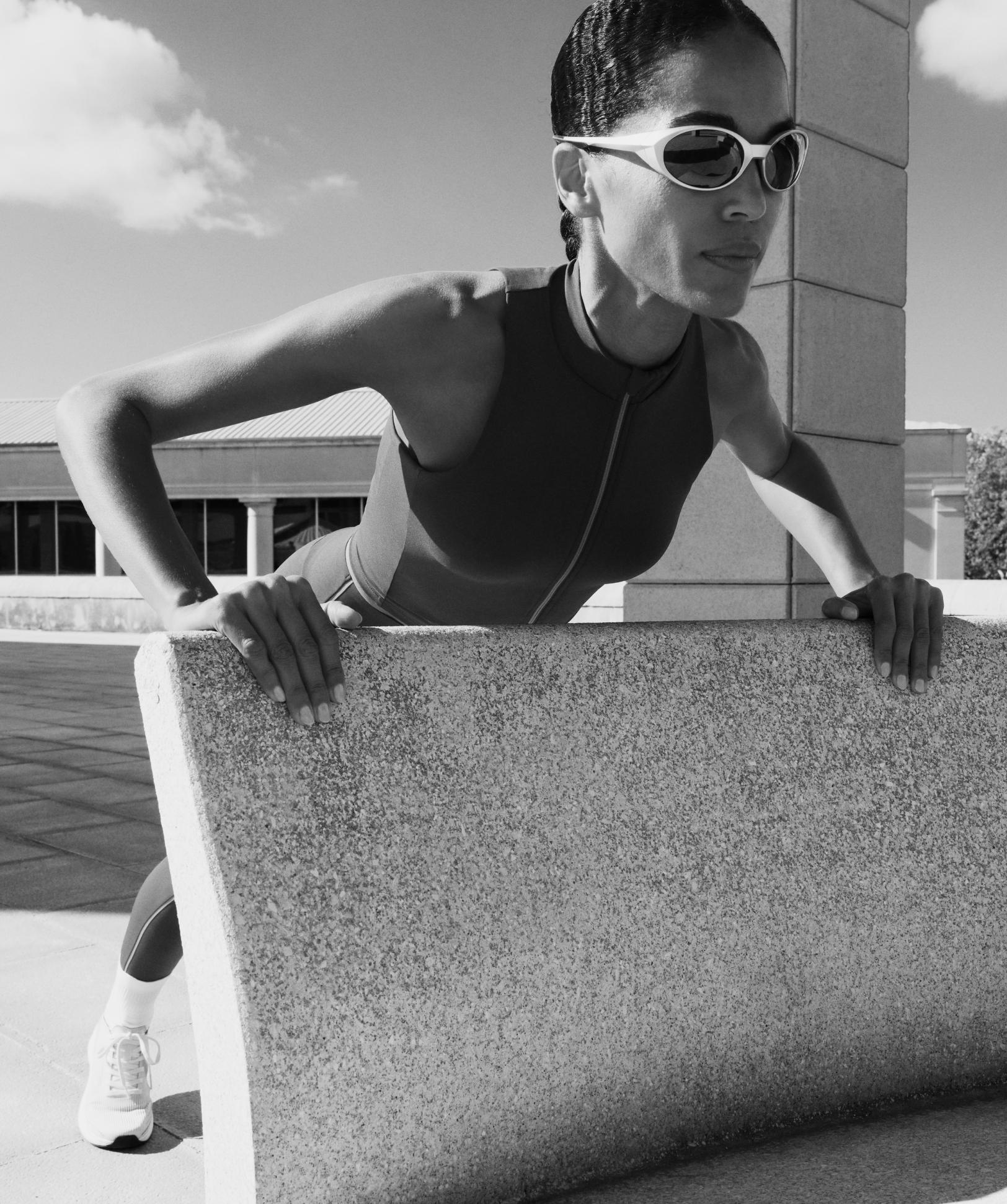 Tank top Compressive à fermeture éclair