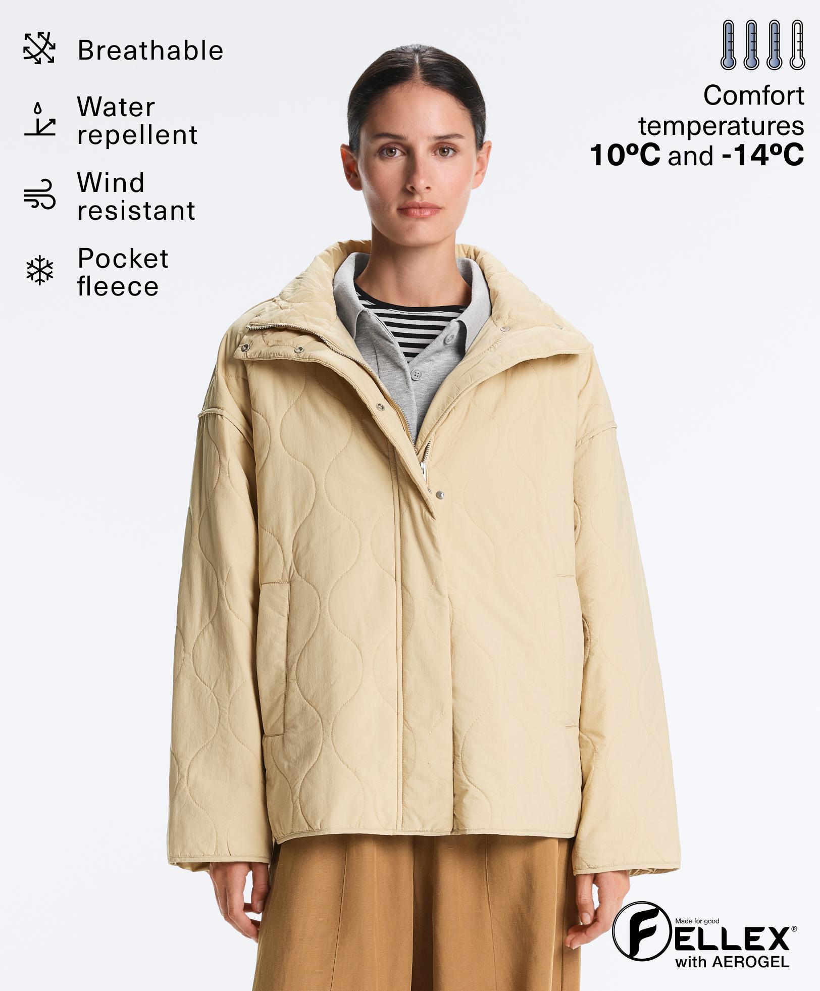 Water-repellent FELLEX® AEROGEL padded jacket