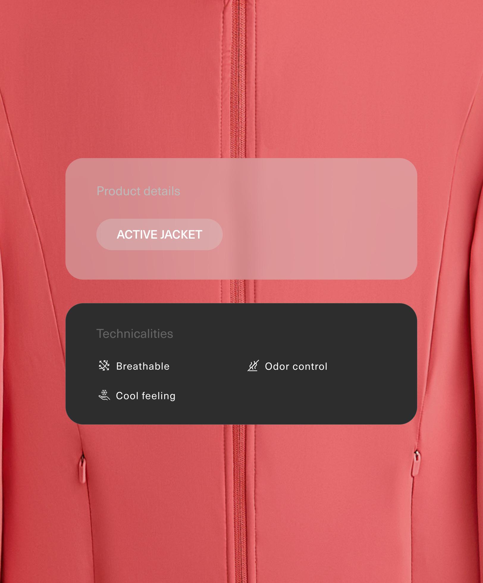 Funktionsjacke mit kühlendem Griff - Sale Funktionsjacke mit kühlendem Griff - Sale