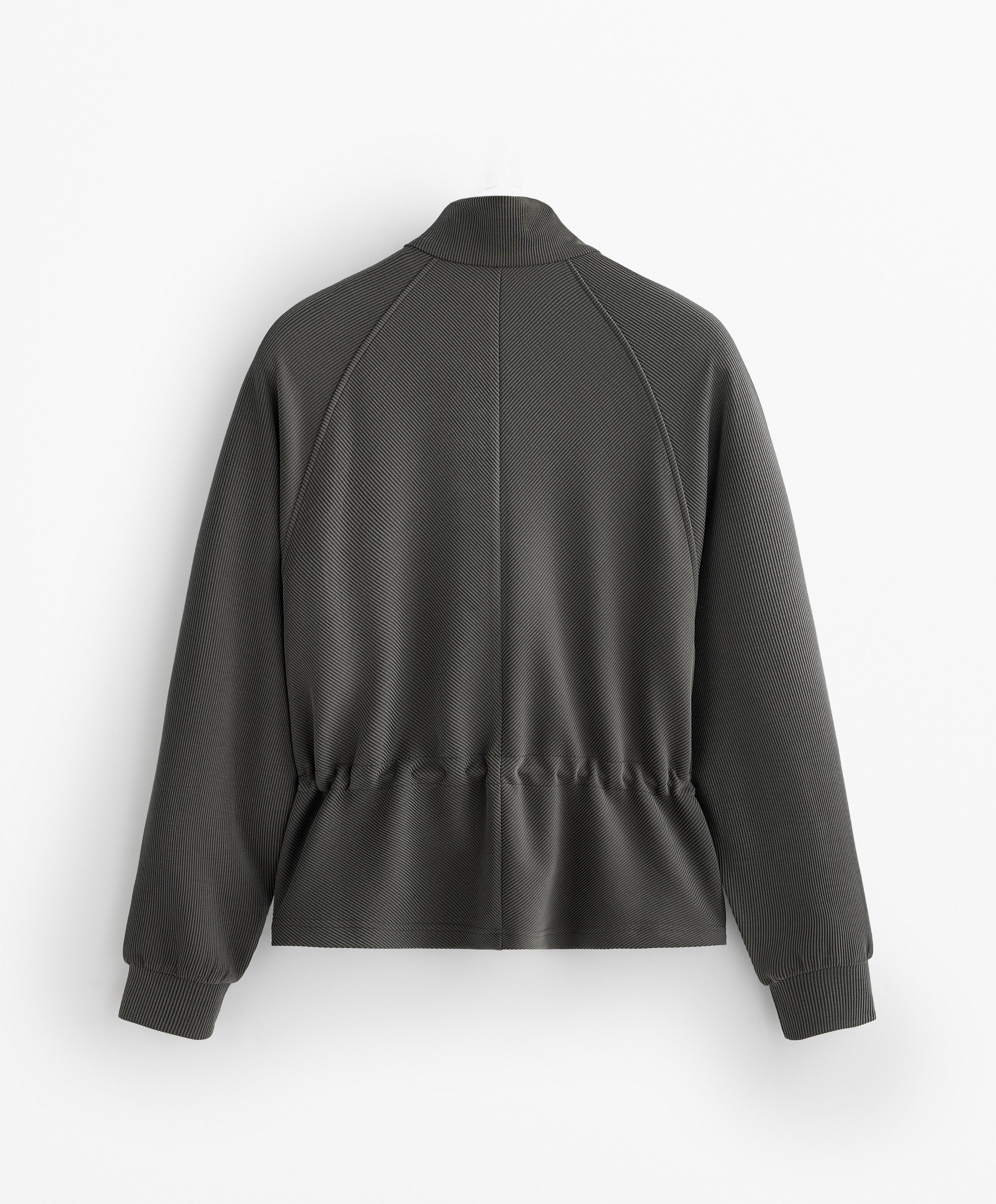 Veste taille ajustable rib 29% modal