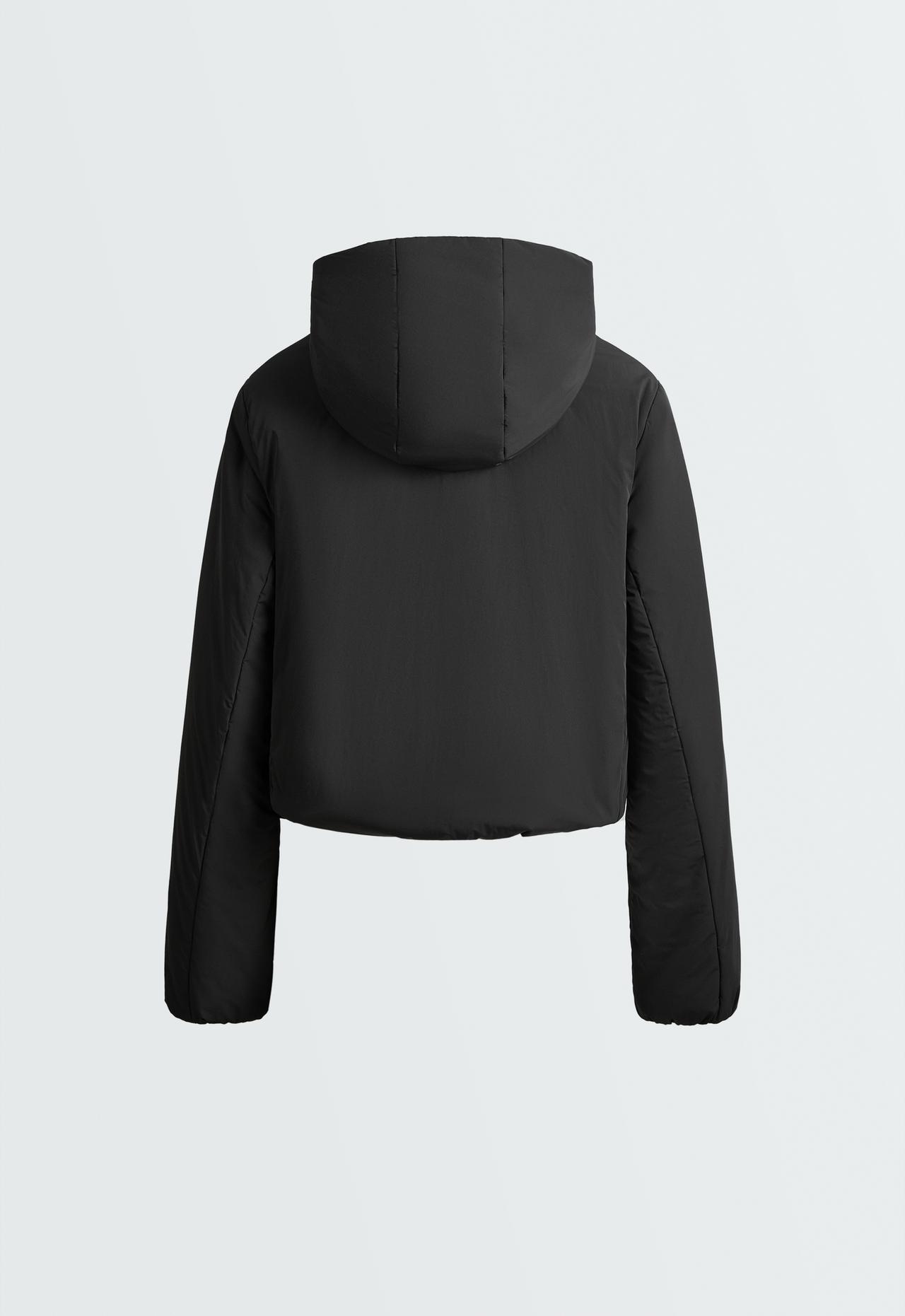 FELLEX® Volcanic technical padded boxy jacket — BLACK