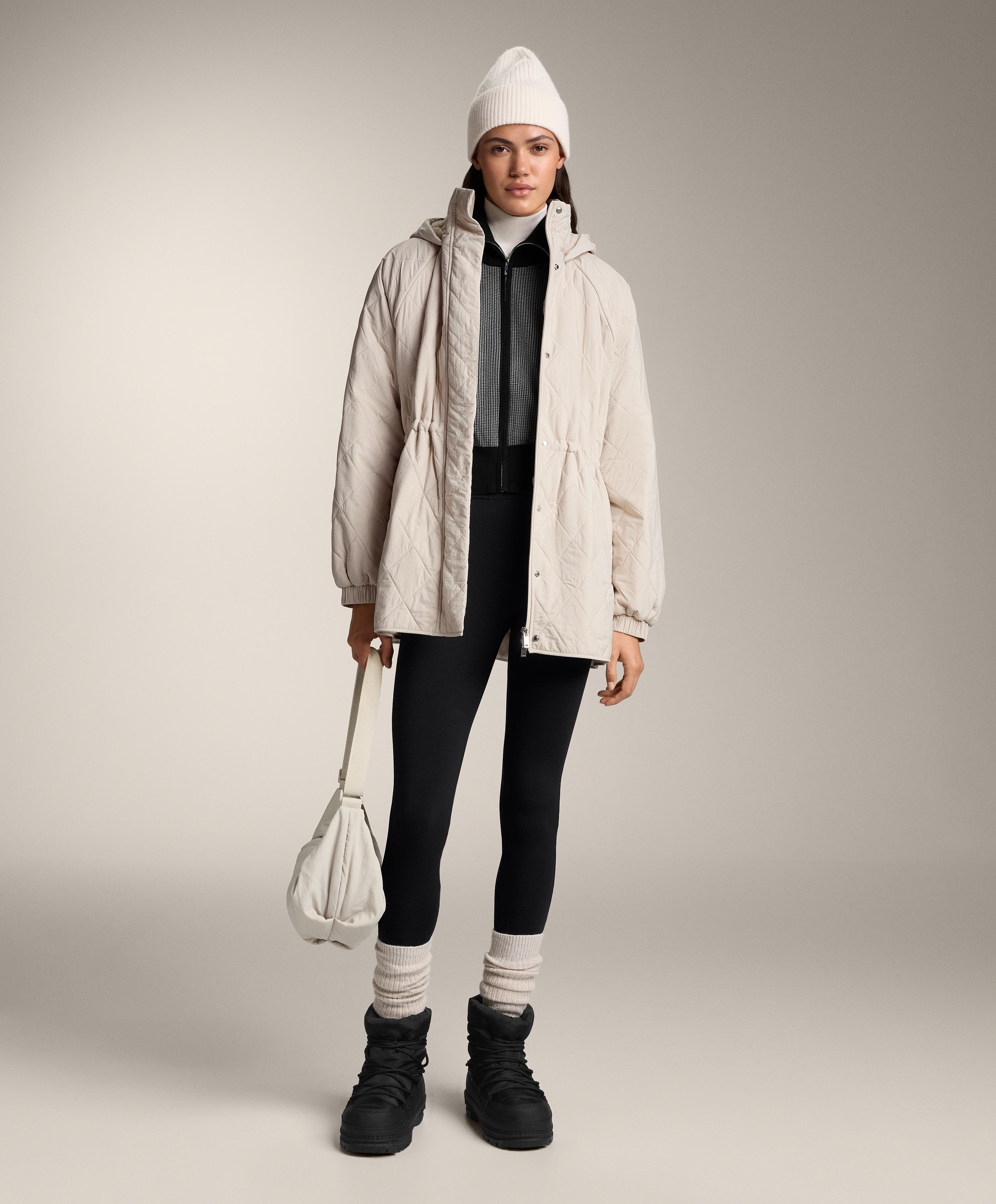 FELLEX® AEROGEL long padded jacket — PALE MINK