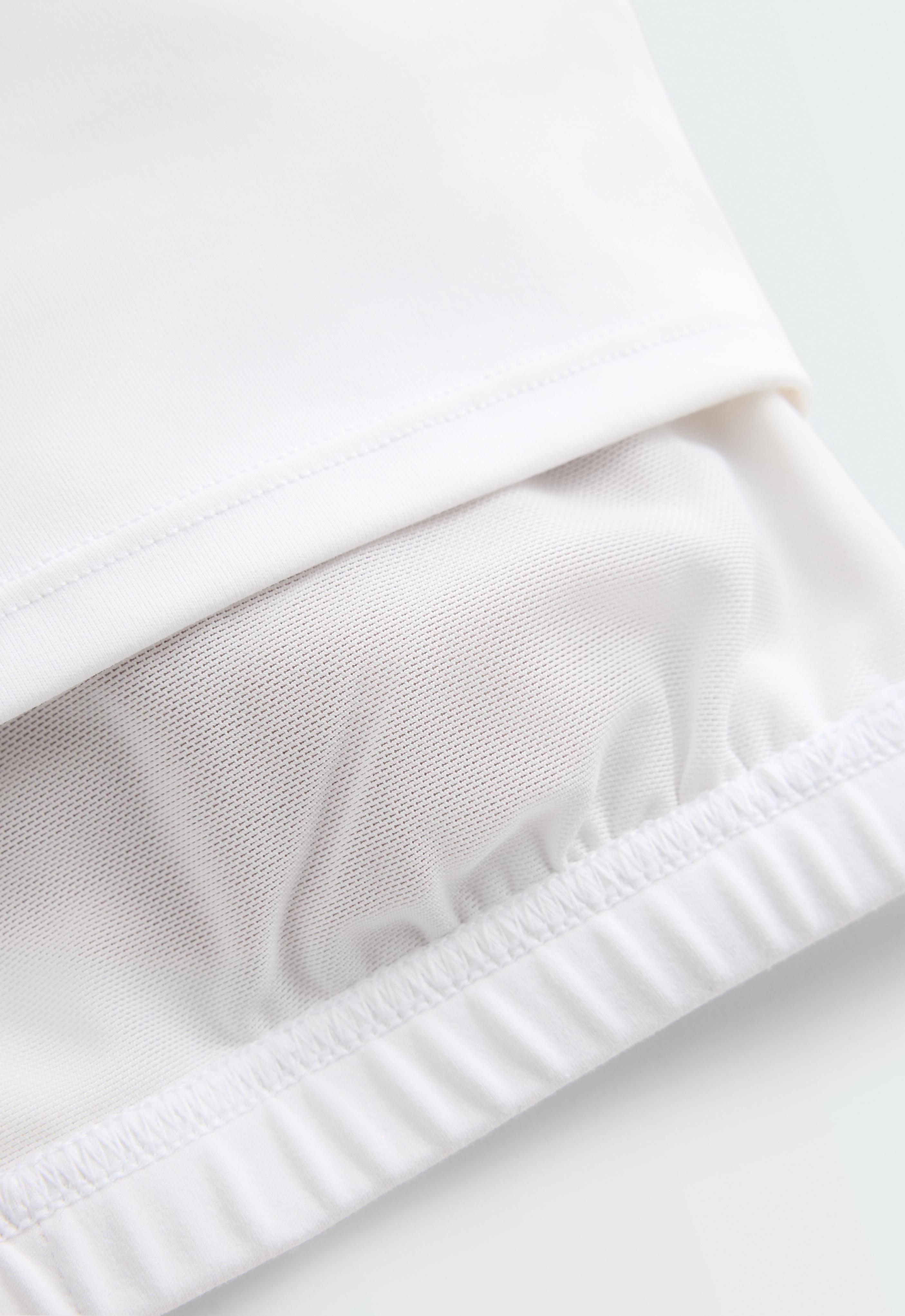 Comfortlux strappy tank top with cups — WHITE 