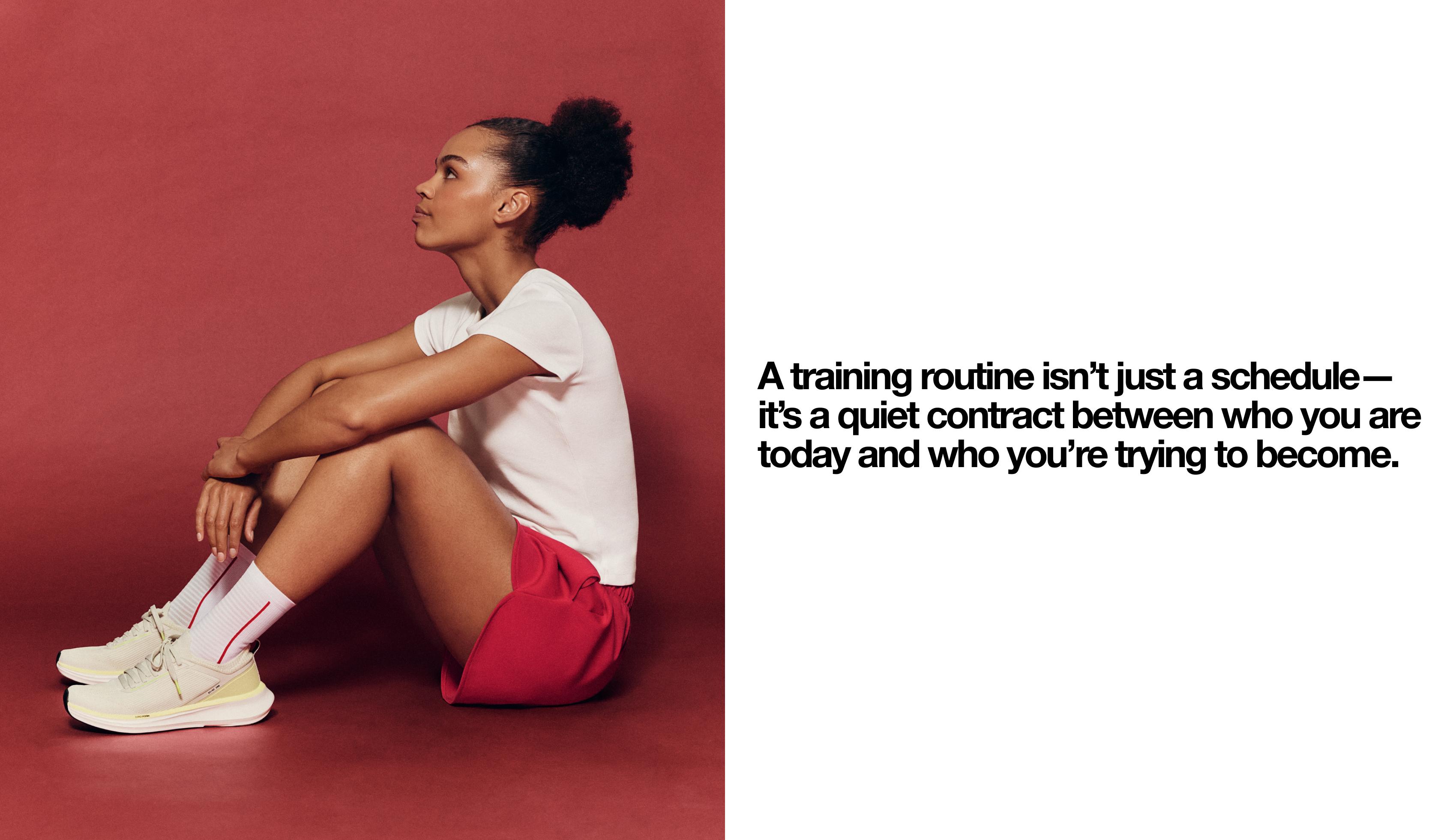 T-shirt fitted rib en mélange de coton