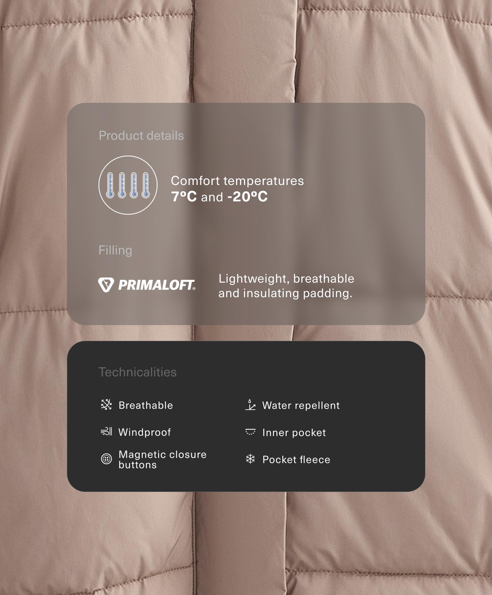 Водоотталкивающая утепленная куртка Primaloft® - Распродажа