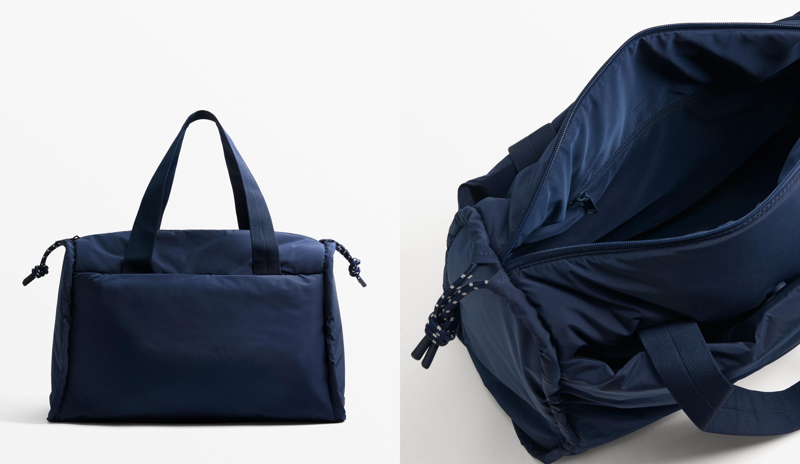 Sports bag with front pockets