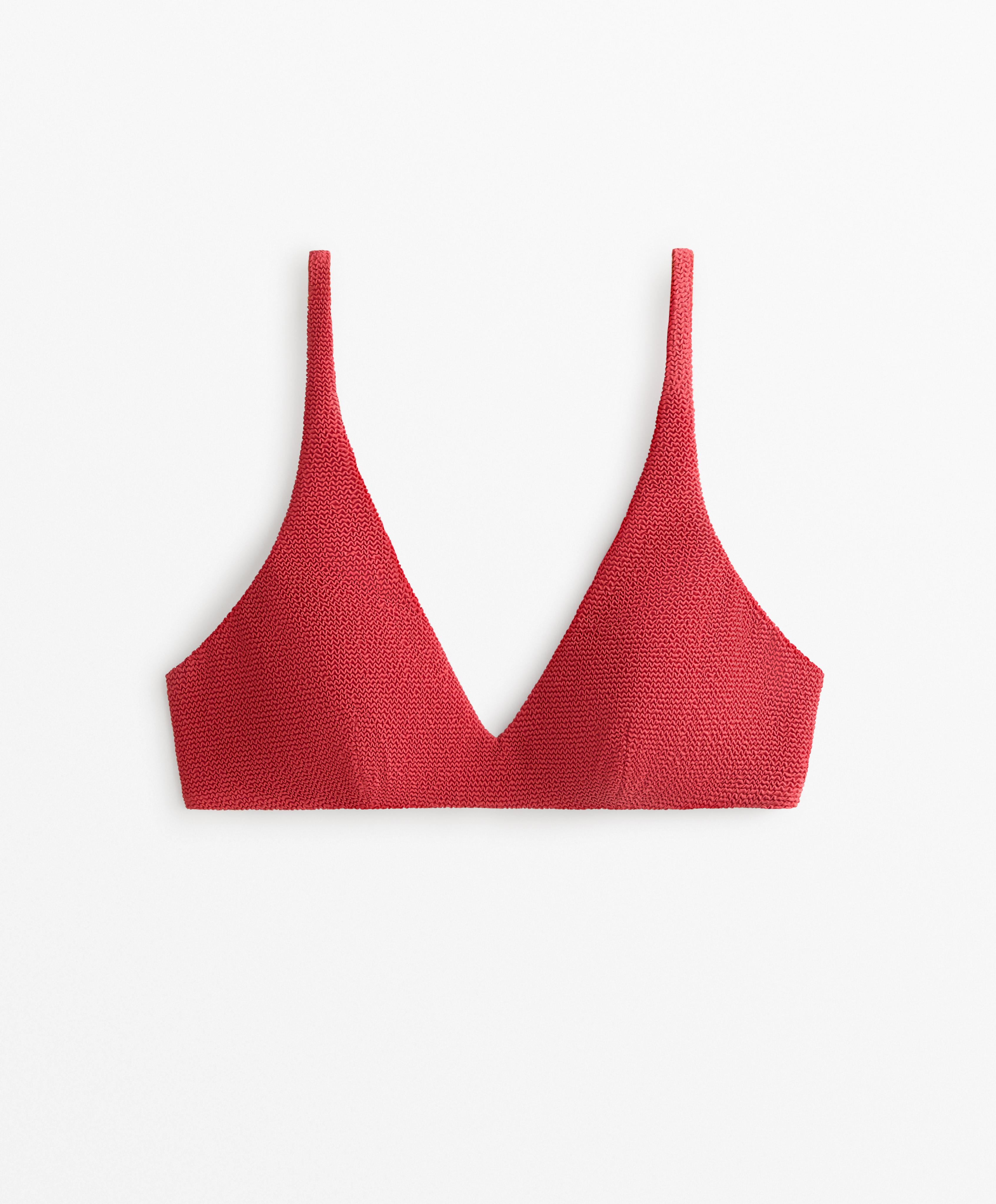 Halterneck crinkle bikini top Halterneck crinkle bikini top