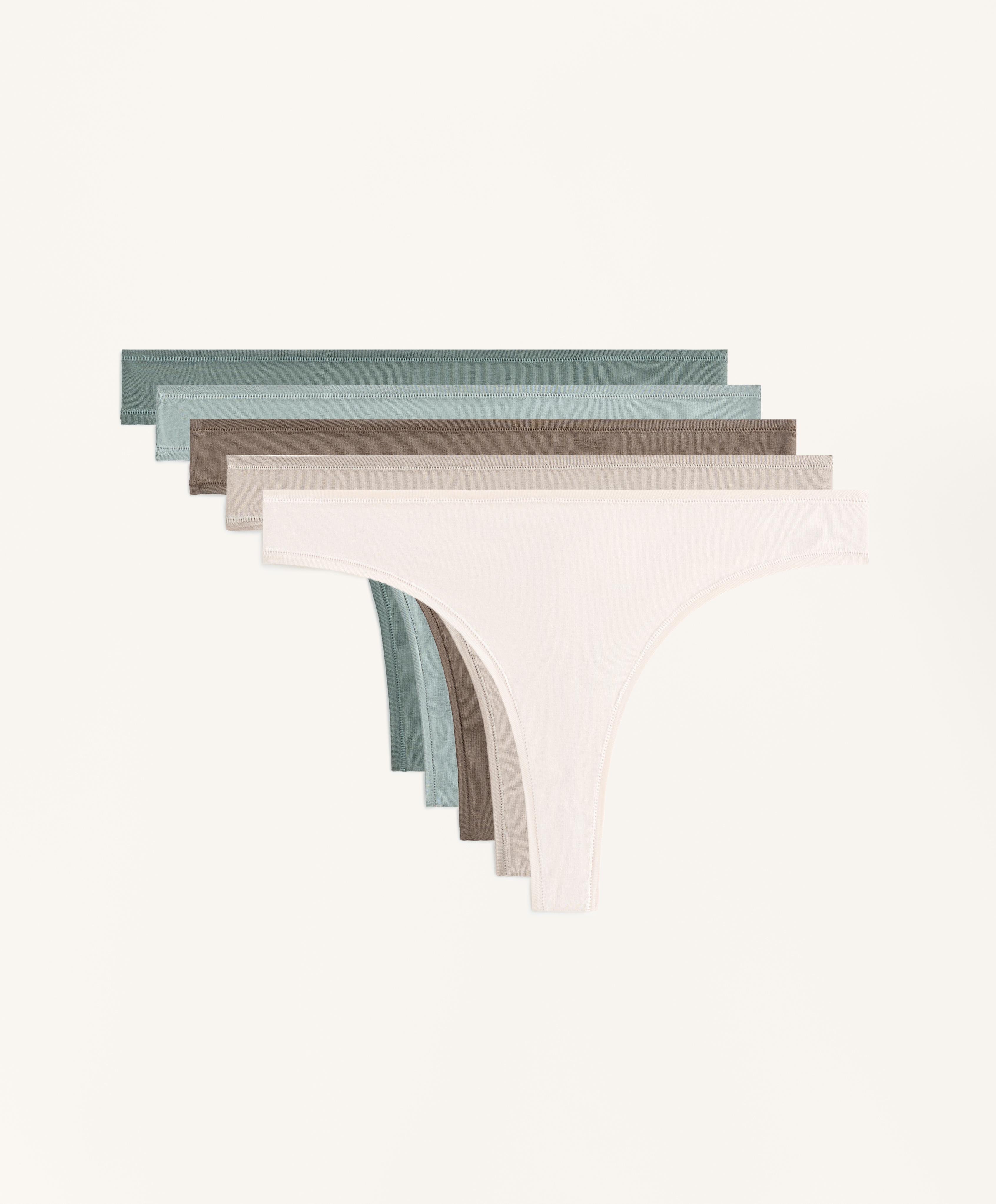 5 pari tanga gaćica od mešavine pamuka 5 pari tanga gaćica od mešavine pamuka