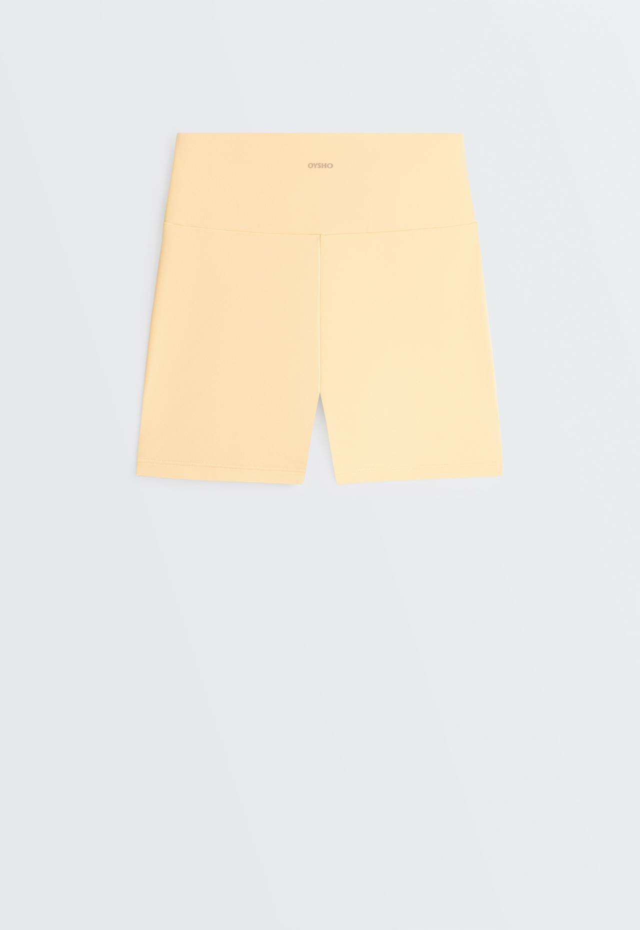 Hot pants high rise Comfortlux 10 cm — PALE YELLOW