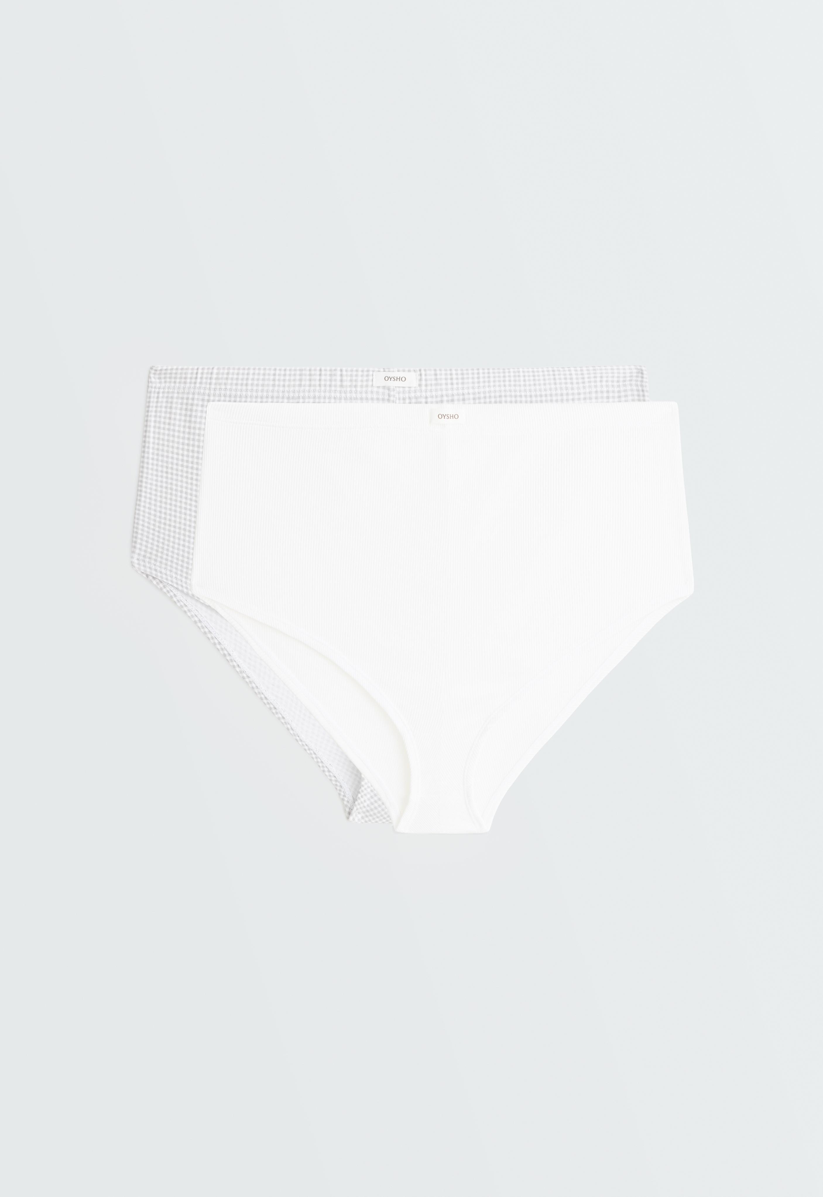 2 bragas shortie mezcla algodón logo