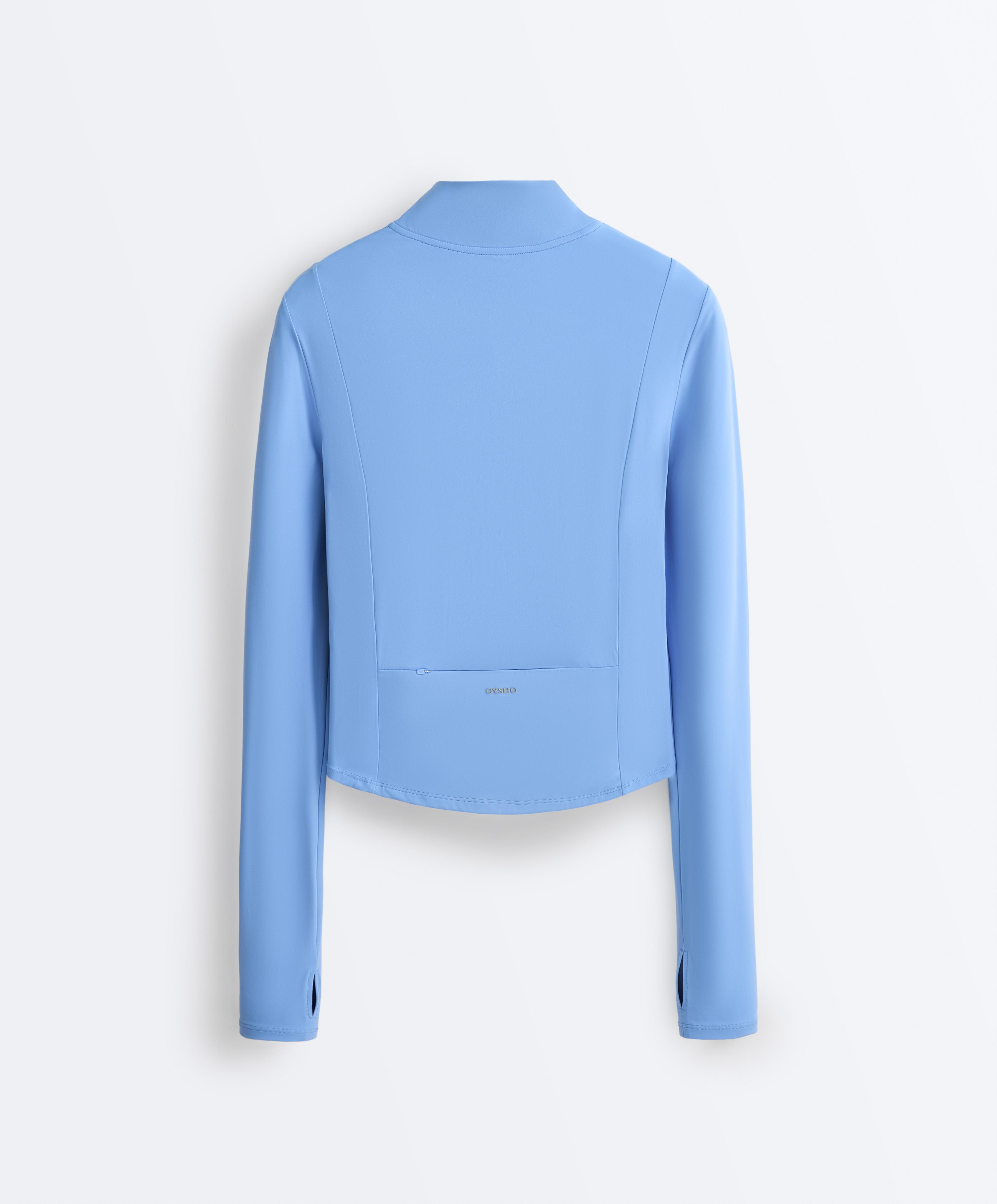 Short Light Touch technical jacket — PALE LAVENDER BLUE
