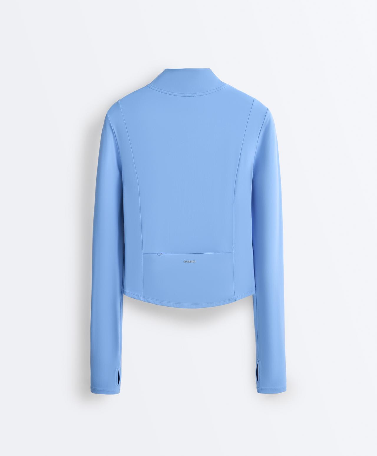 Short Light Touch technical jacket — PALE LAVENDER BLUE