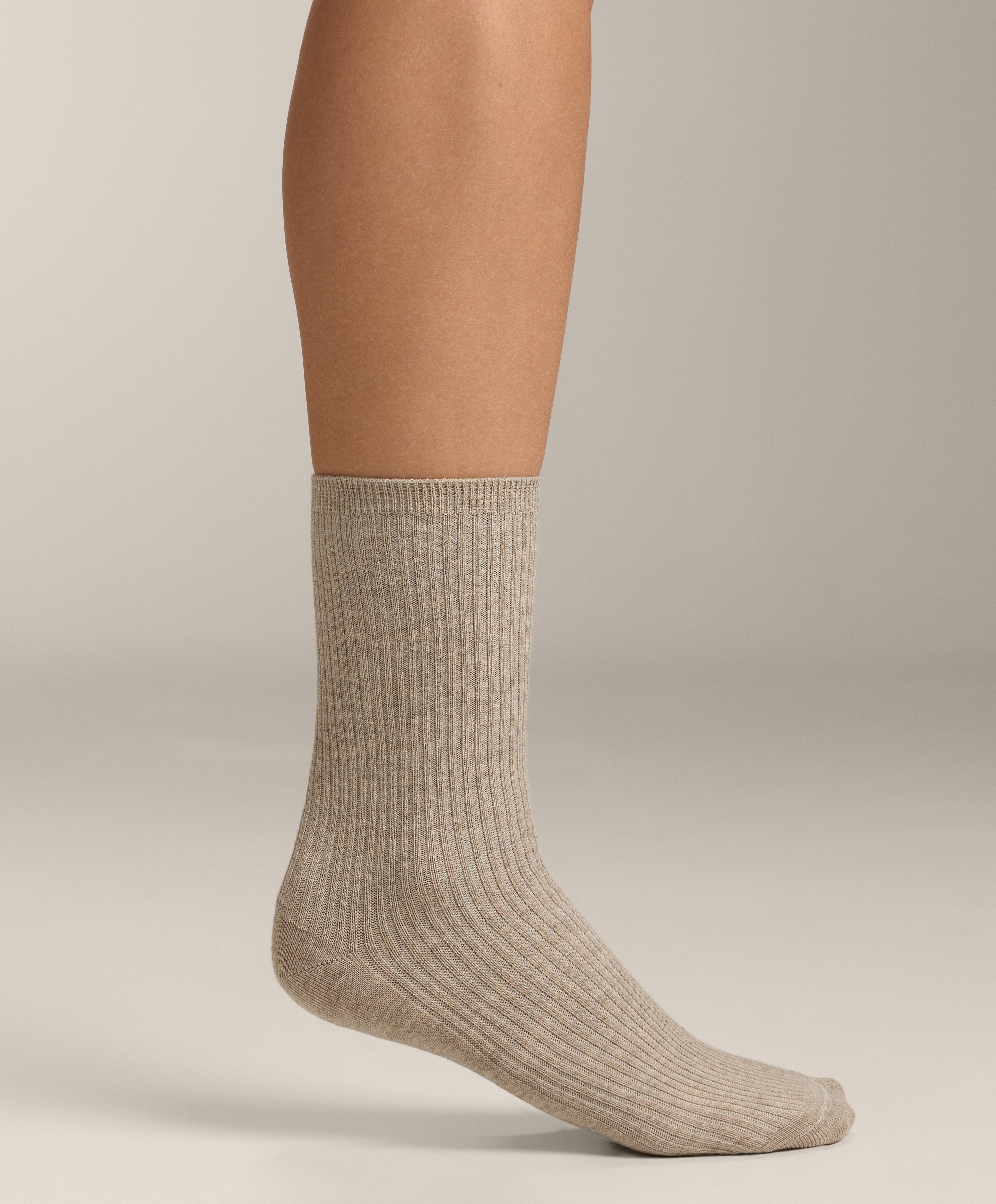 5 pairs of cotton blend classic socks — SEA GREEN