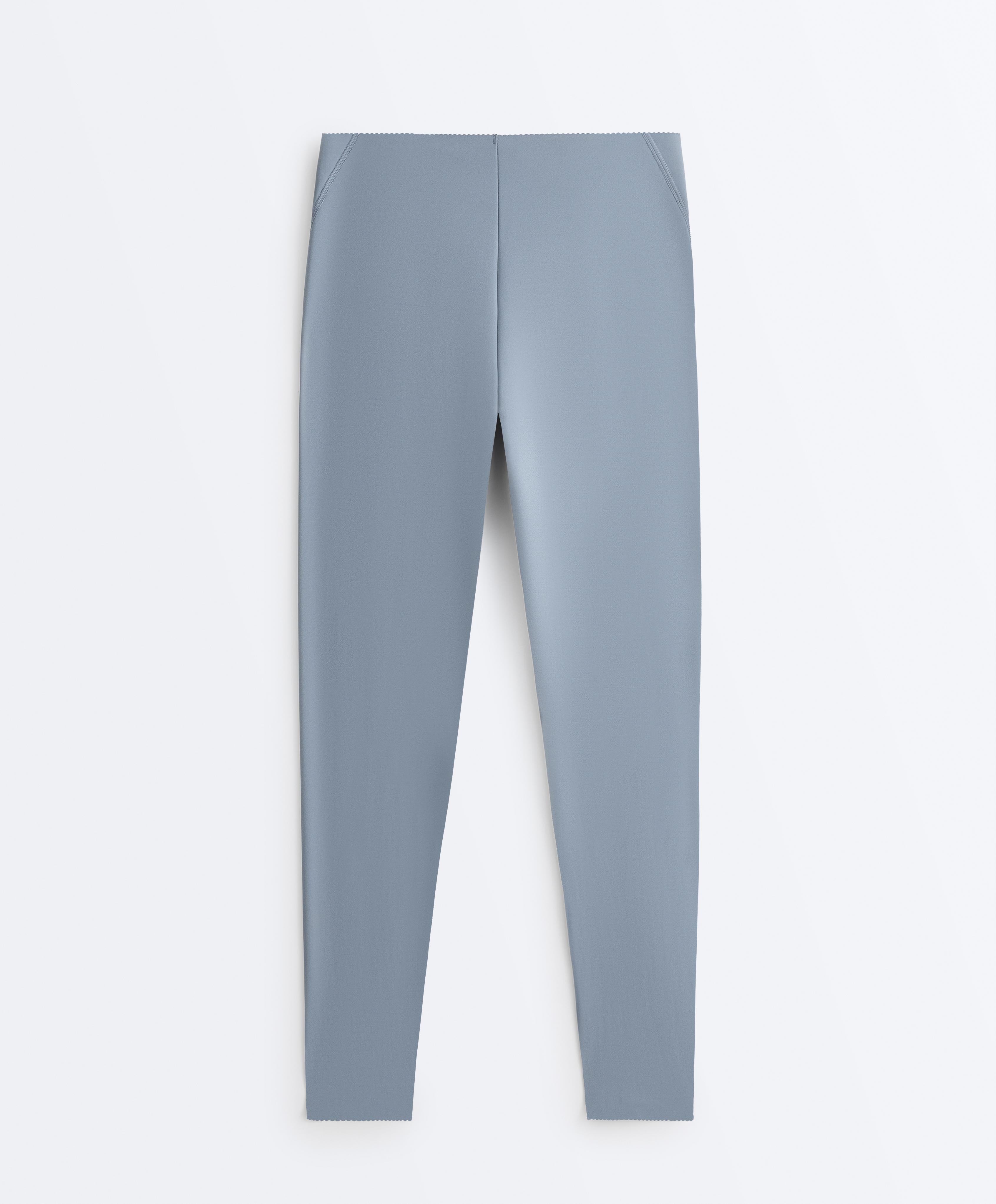 High-rise Compressive core-control ankle-length leggings - Sale