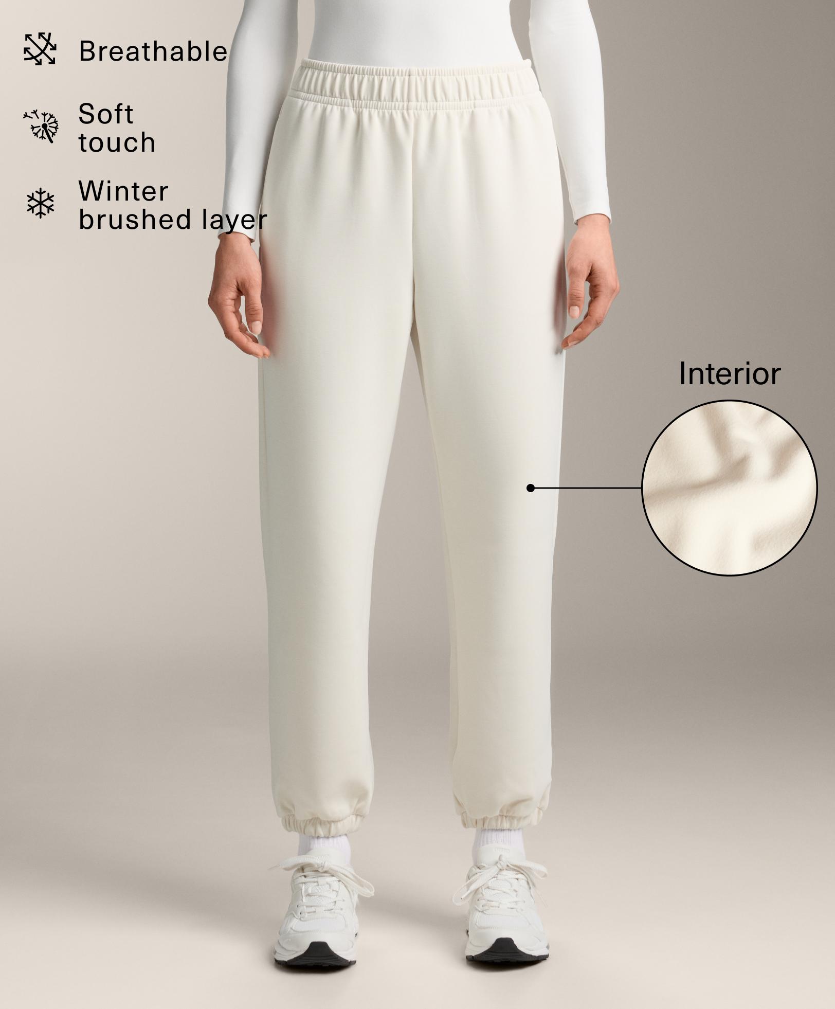 Joggingbroek met modal brushed
