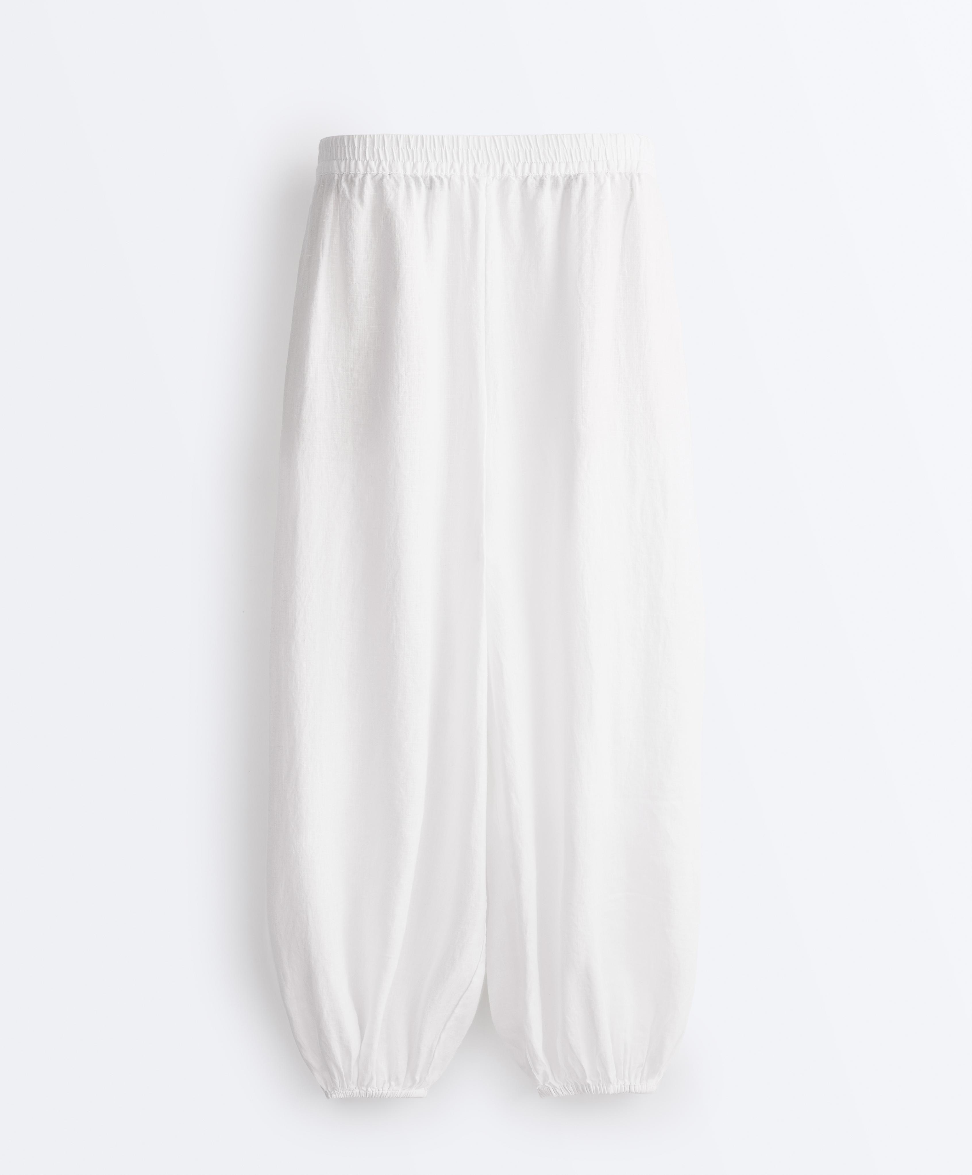 100% linen bloomer trousers 100% linen bloomer trousers