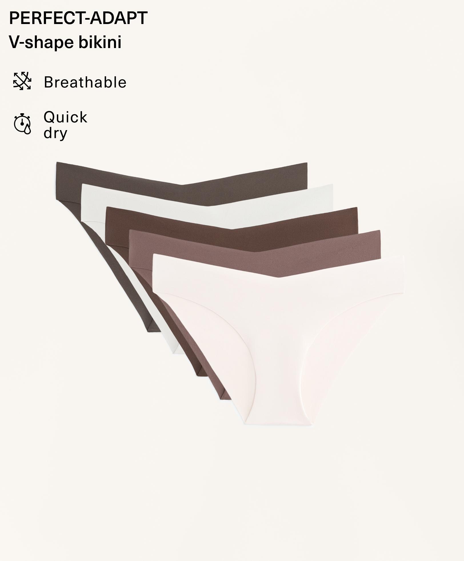 5 invisible V-cut polyamide blend classic briefs 5 invisible V-cut polyamide blend classic briefs