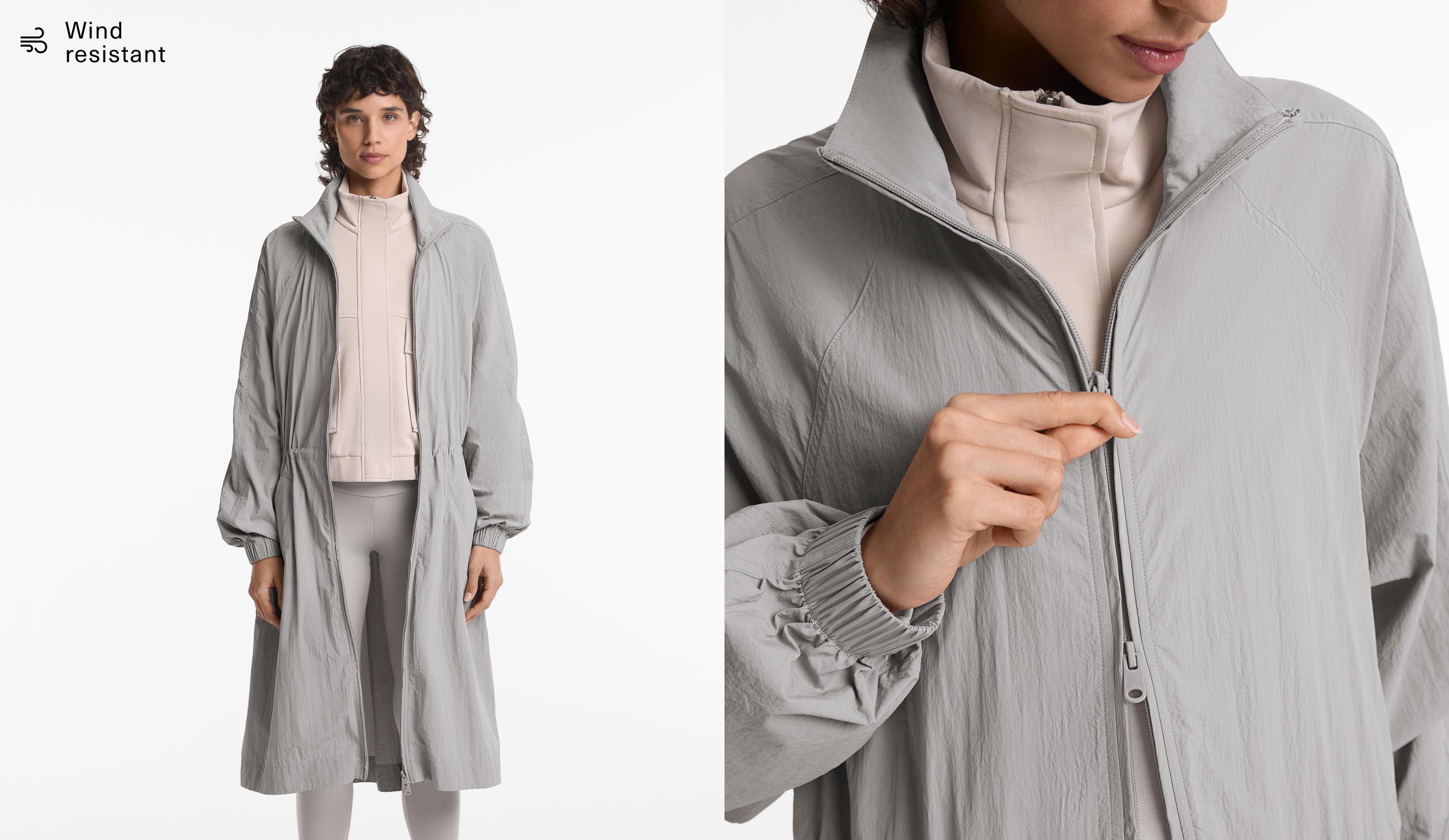 Lightweight wind-resistant jacket