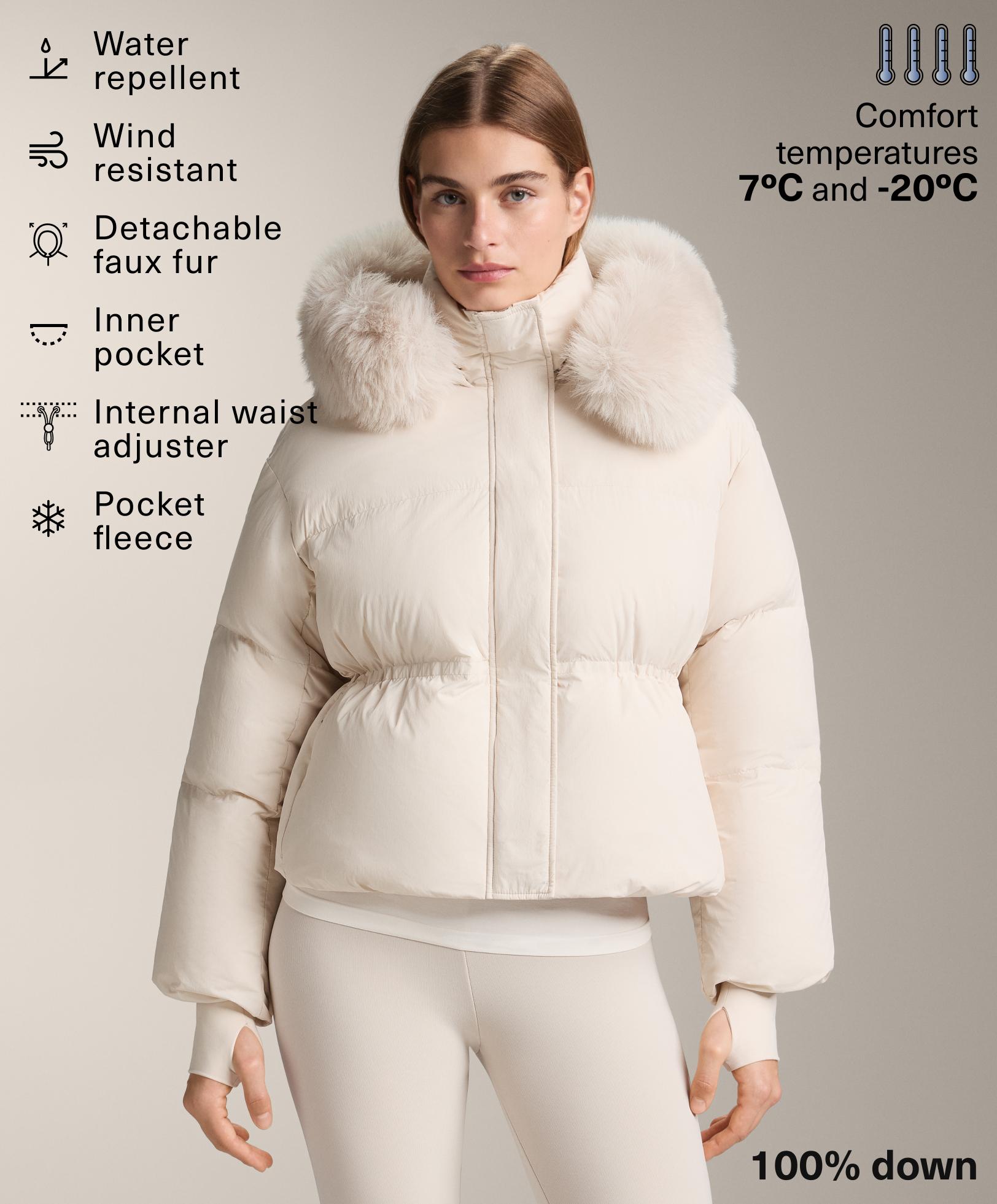 Doudoune courte 100 % duvet Doudoune courte 100 % duvet