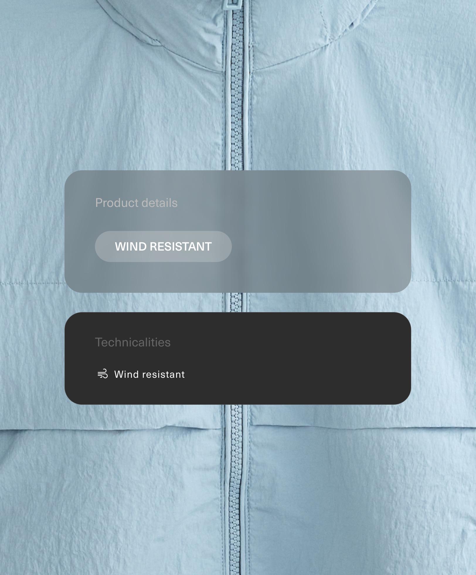 Water-repellent track jacket