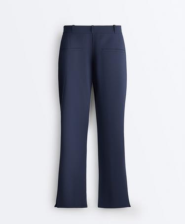 Technical skinny crease trousers — NAVY BLUE 11