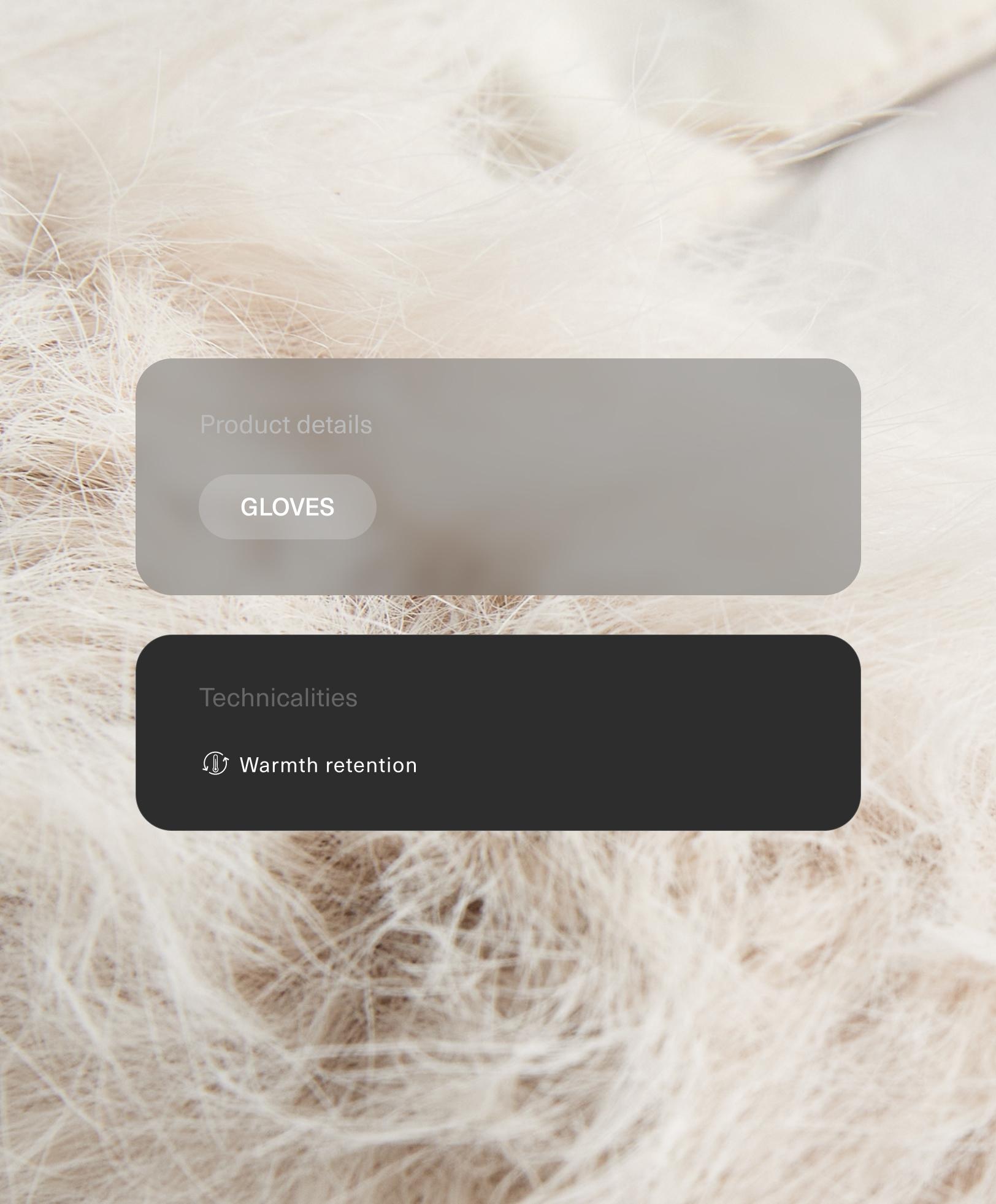 Handschoenen met harig effect Primaloft® - Sale