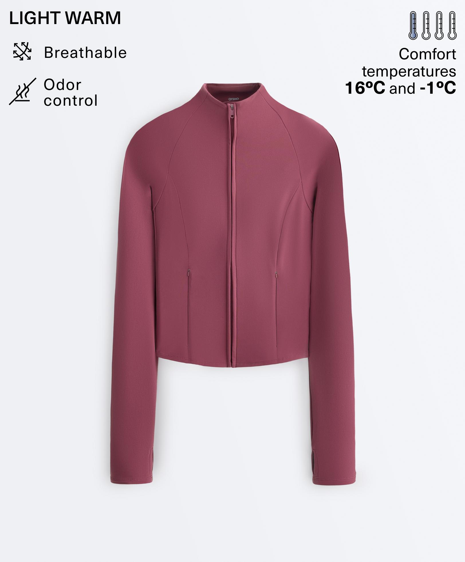 Light warm technical jacket — DUSTY ROSETTE