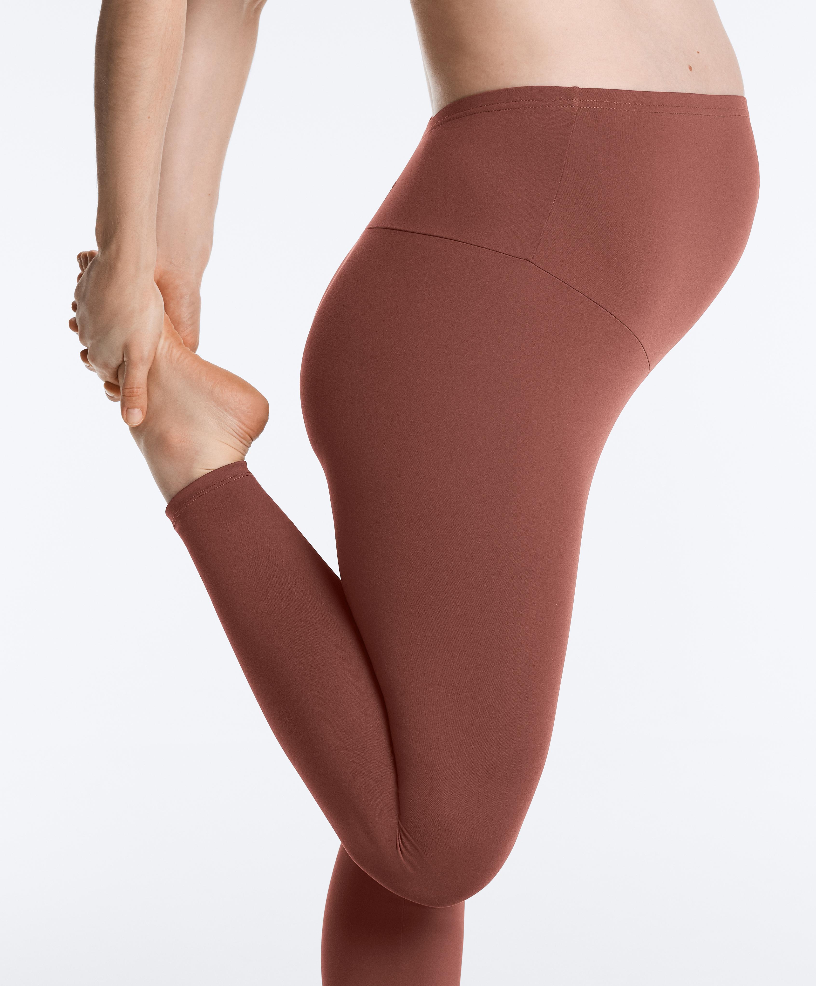 Comfortlux maternity leggings — MAHOGANY