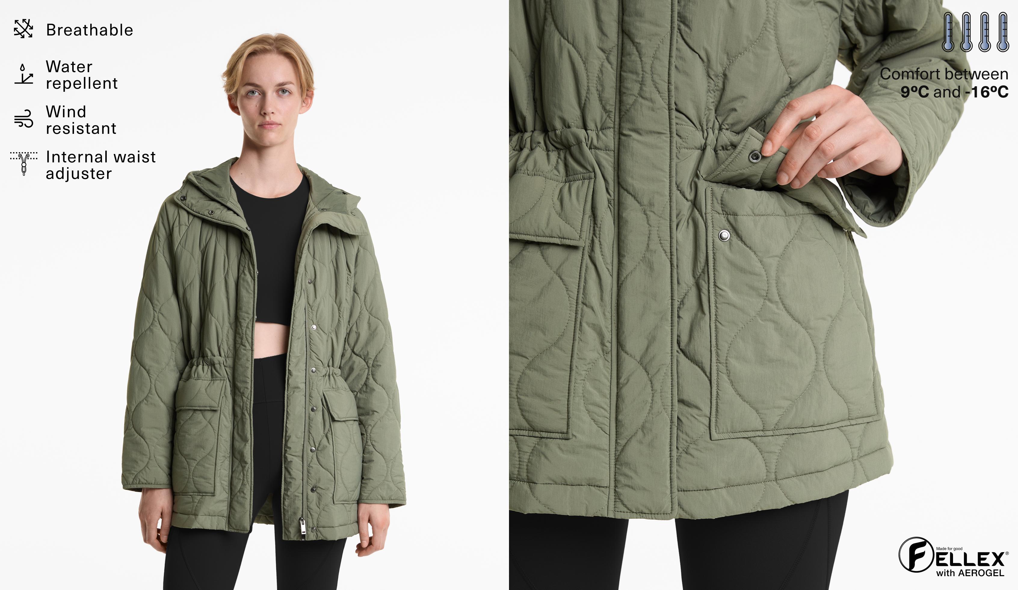 Lightweight, water-repellent FELLEX® AEROGEL padded jacket Lightweight, water-repellent FELLEX® AEROGEL padded jacket