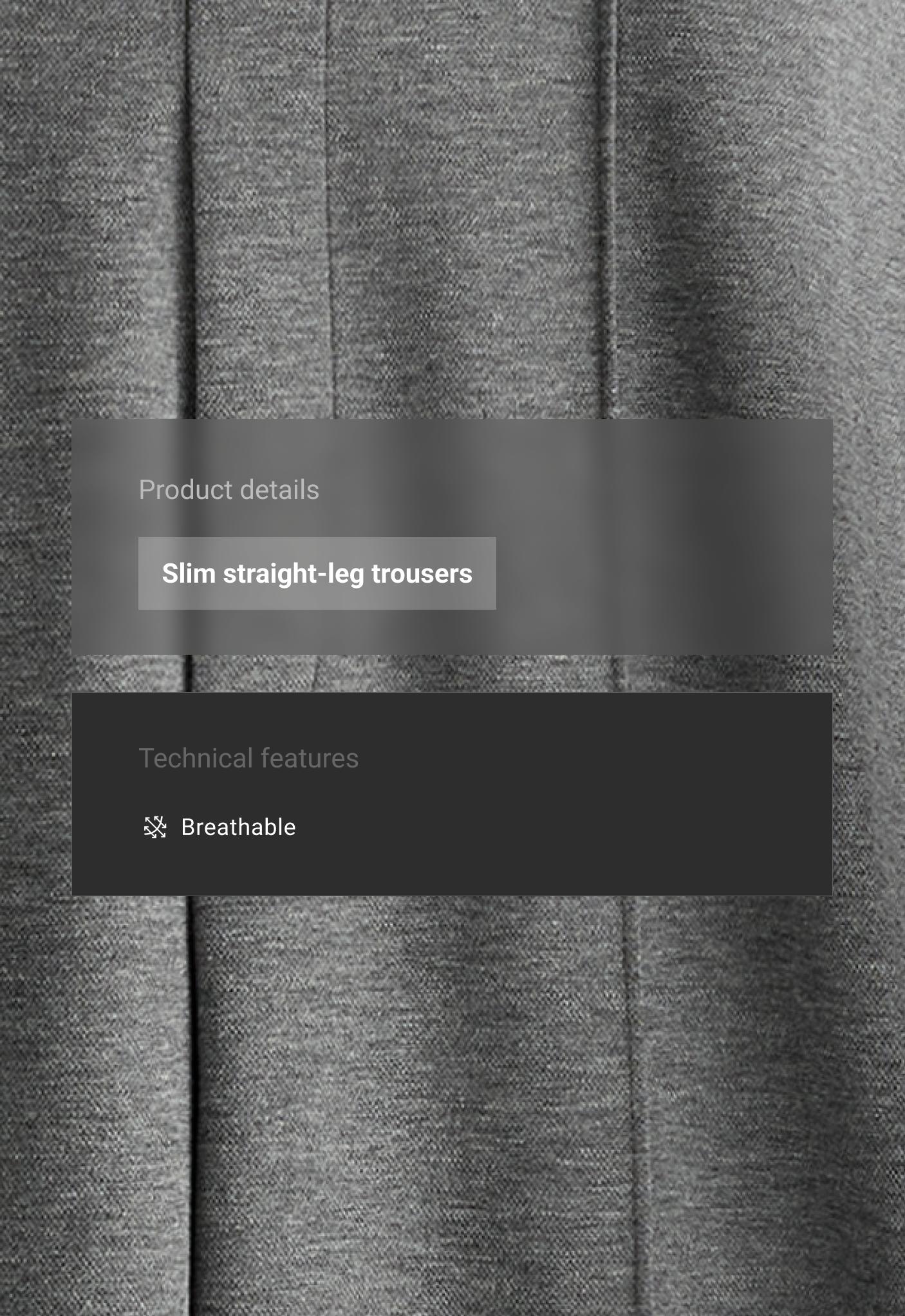 Gerade geschnittene Hose aus Piqué-Baumwolle