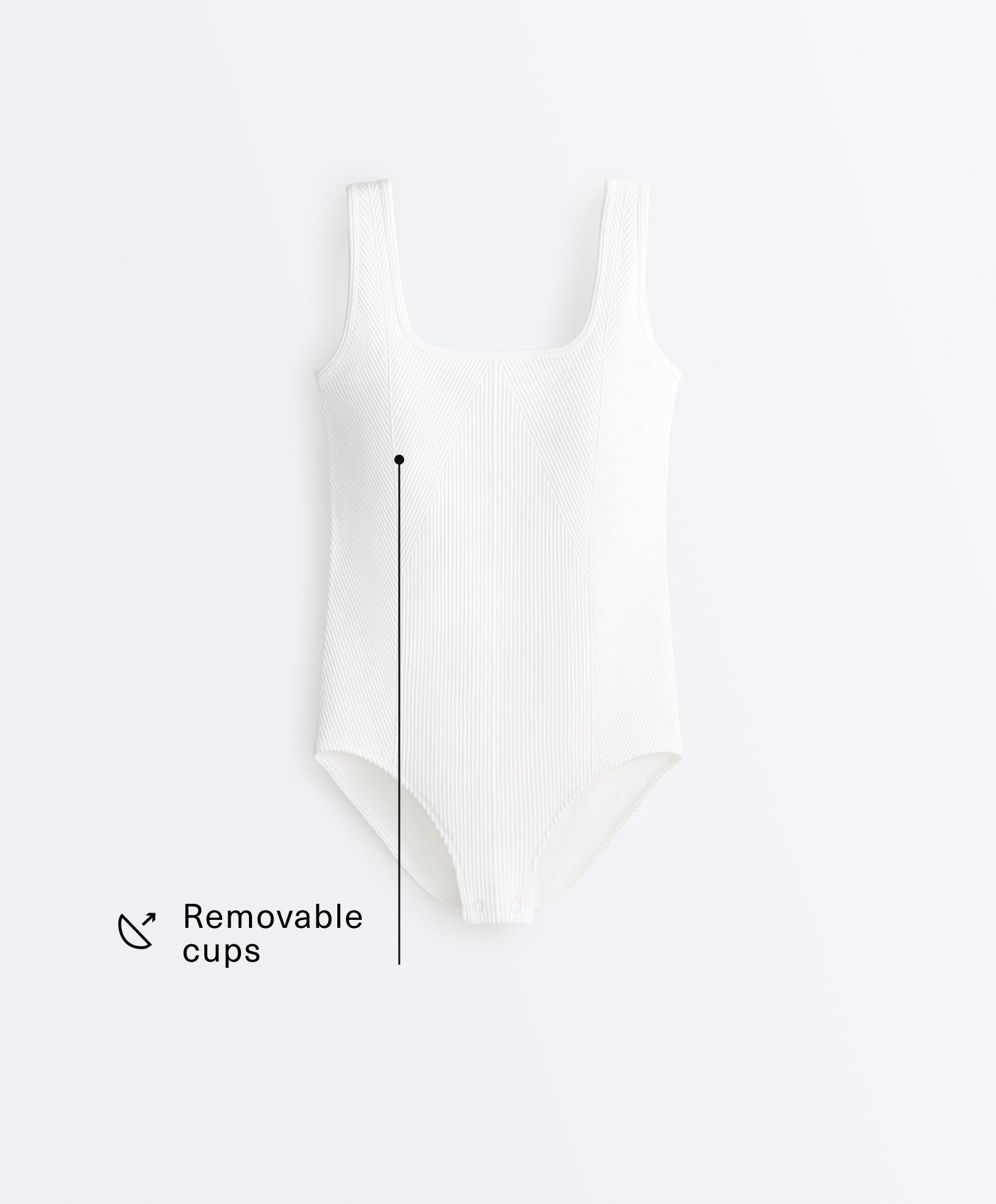 Seamless square neck bodysuit