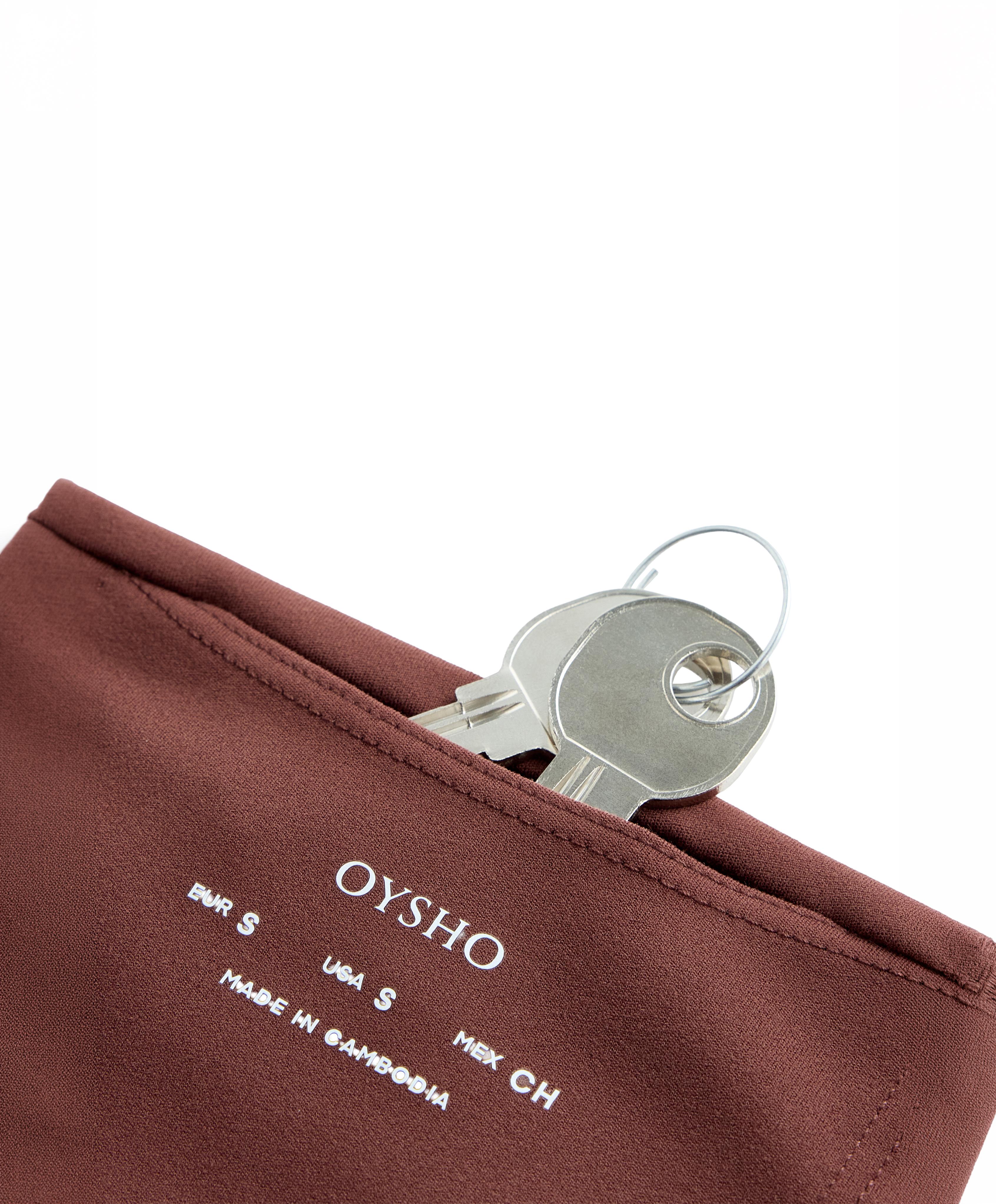 Comfortlux high-waisted ankle-length leggings — TERRACOTTA