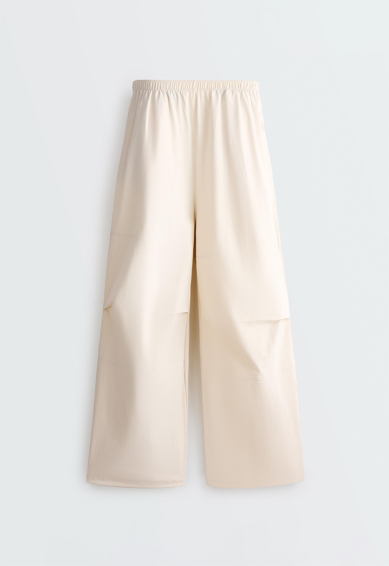Adjustable technical wide-leg trousers — MARBLE