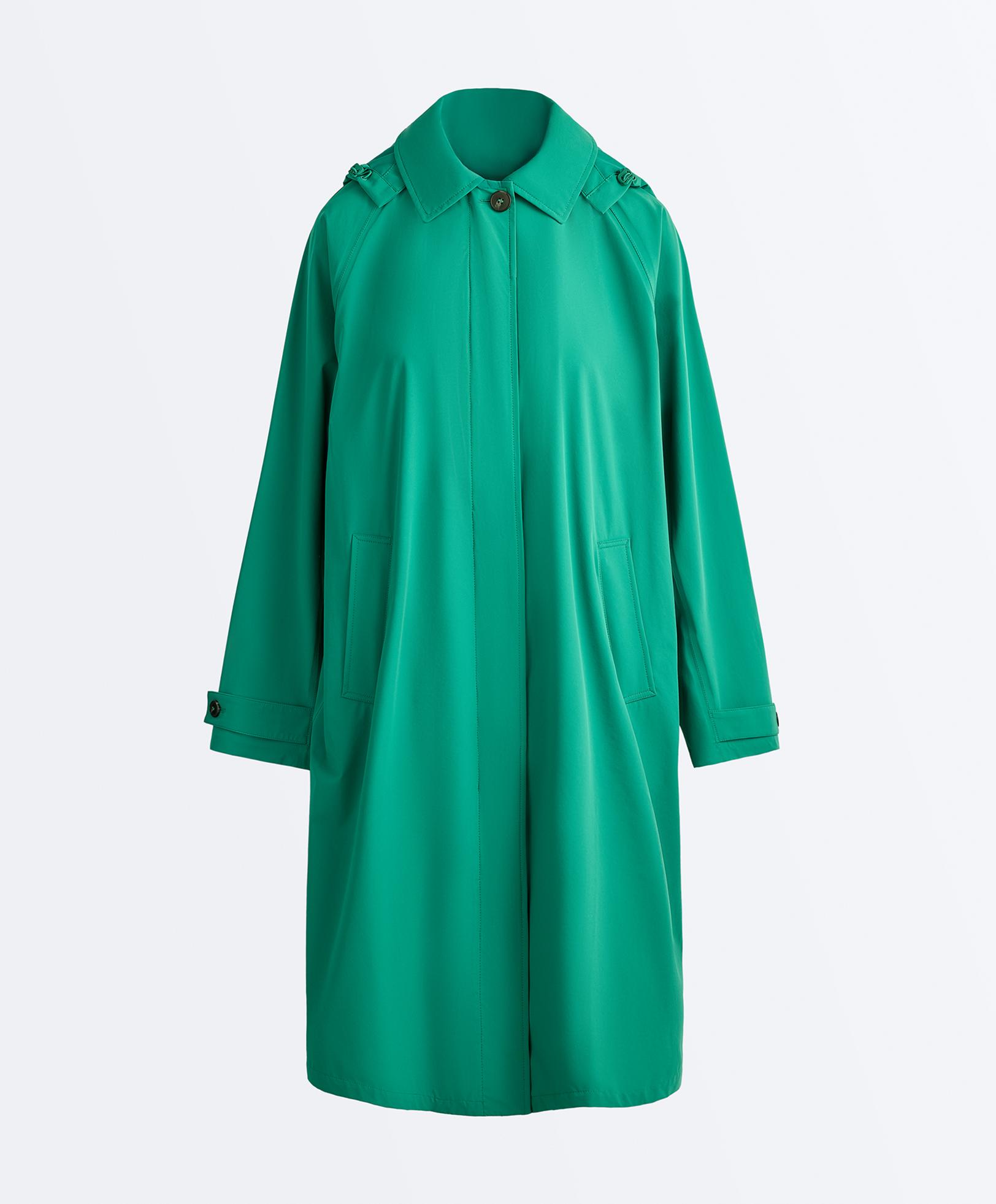 Midi extra lightweight 10k waterproof jacket — EMERALD GREEN