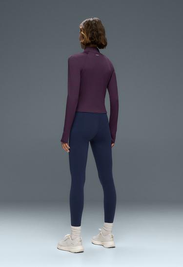 Striped technical jacket — NAVY BLUE 6